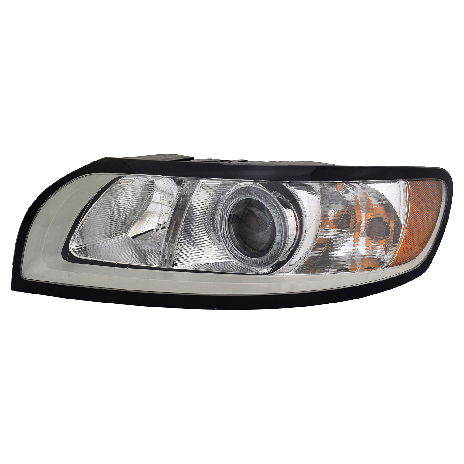 Left Driver Side Headlight For 08-11 Volvo S40, 08-11 Volvo V50; CAPA Certified