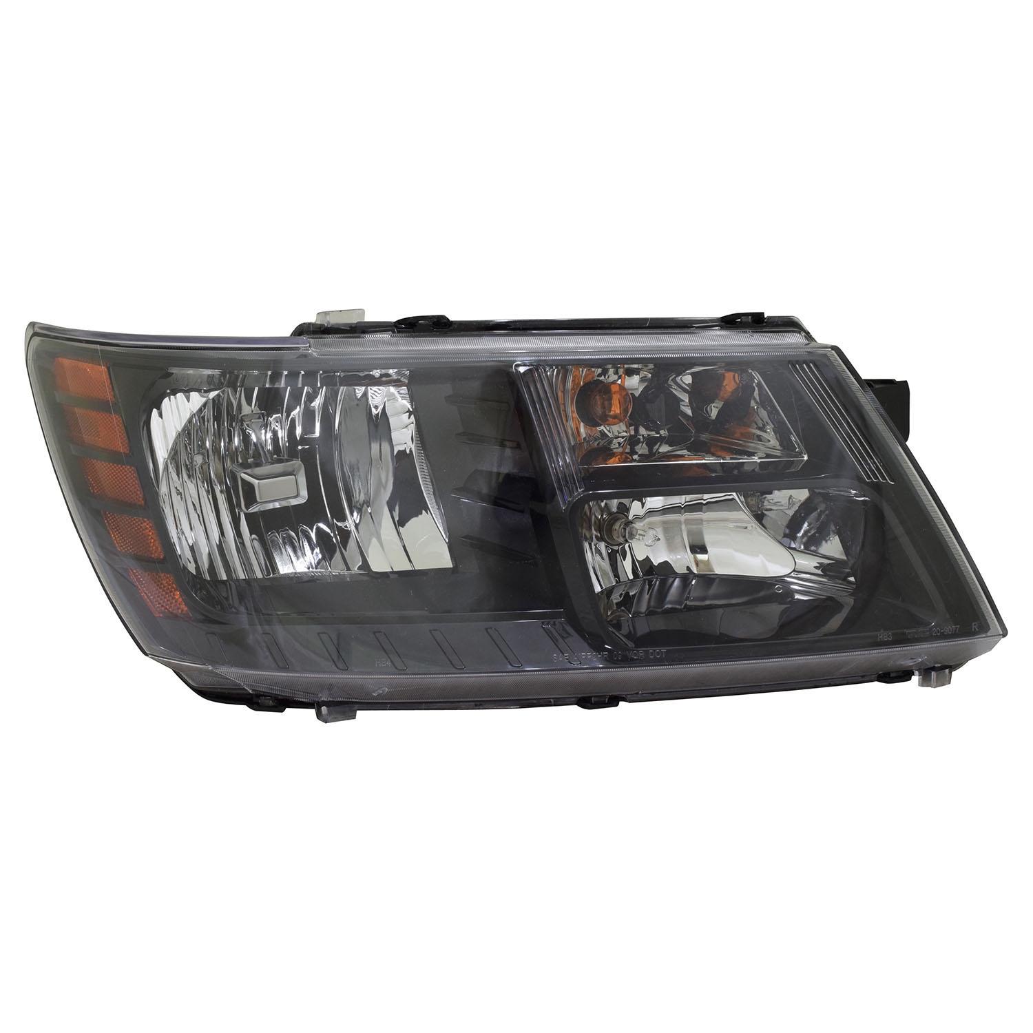 Right Passenger Side Headlight For 14-20 Dodge Journey; CAPA Certified