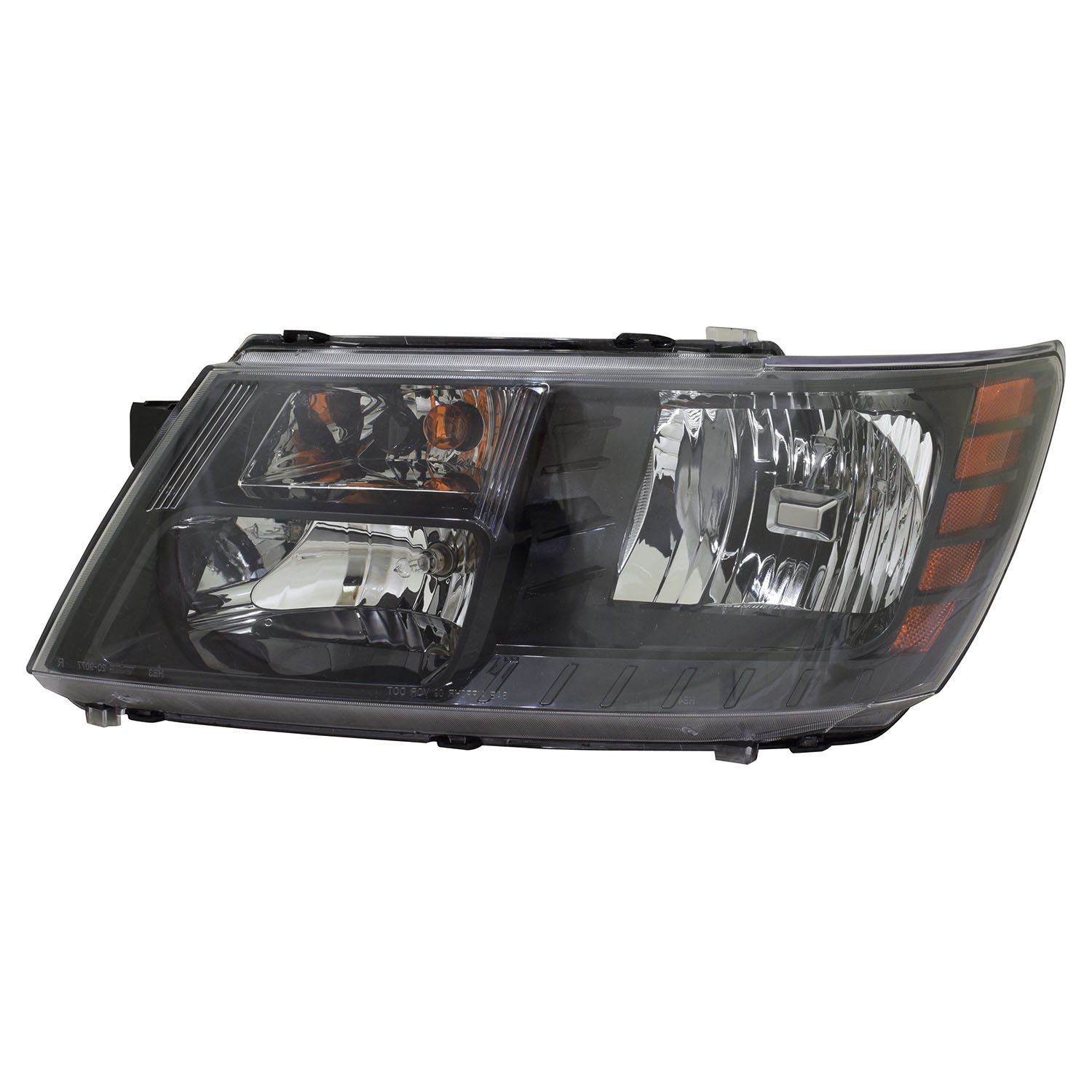 Left Driver Side Headlight For 14-20 Dodge Journey; CAPA Certified