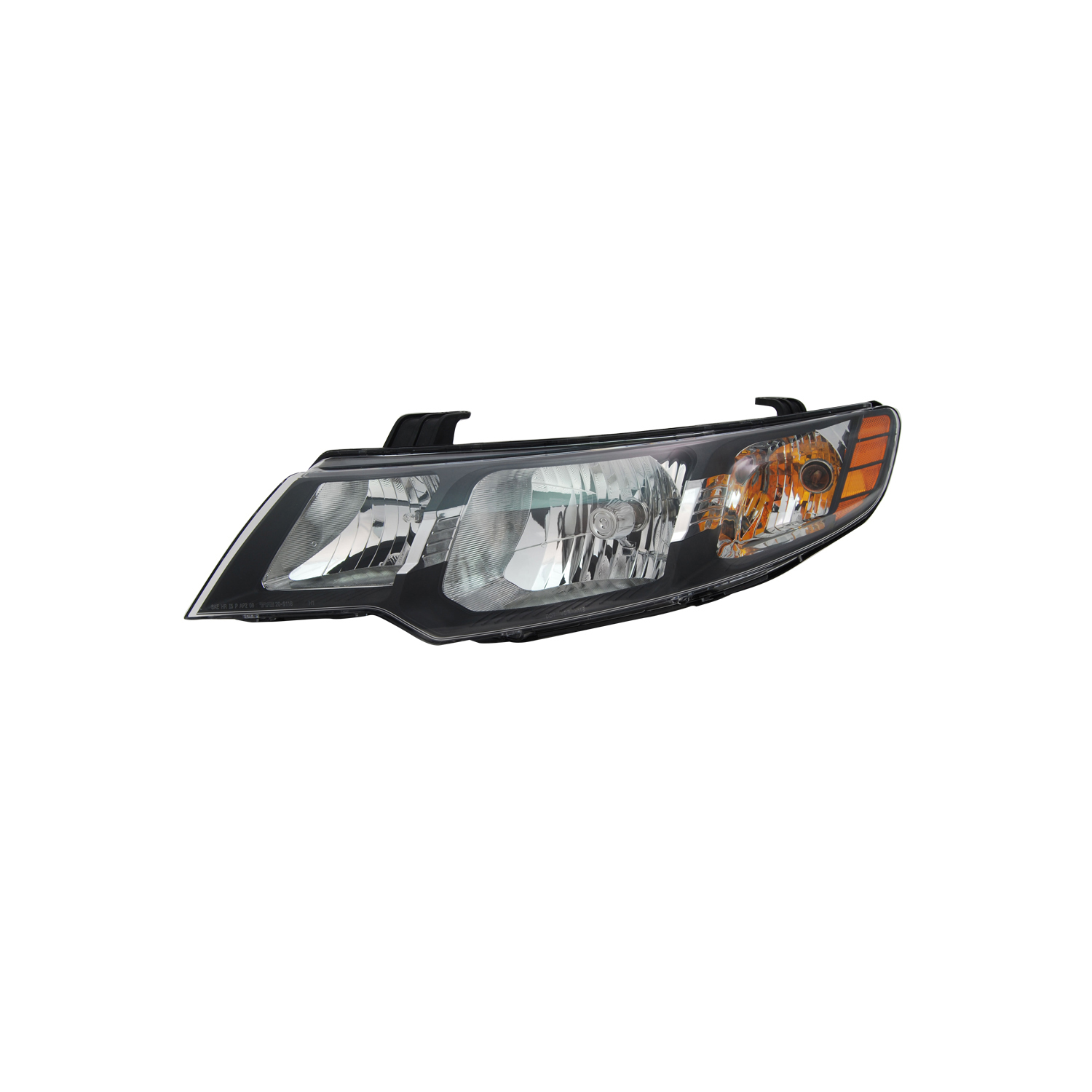 Left Driver Side Headlight For 10-13 Kia Forte; CAPA Certified