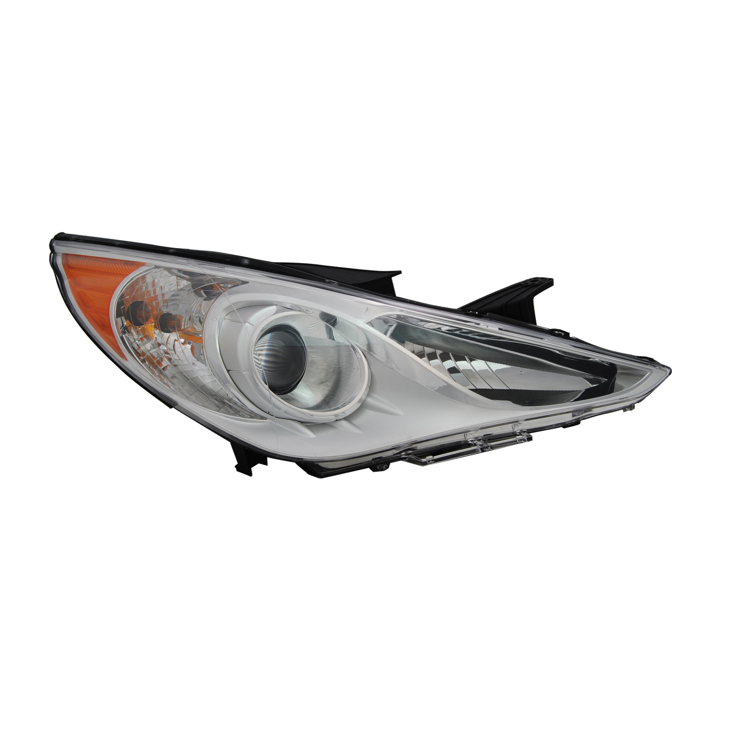 Right Passenger Side Headlight For 11-14 Hyundai Sonata; CAPA Certified