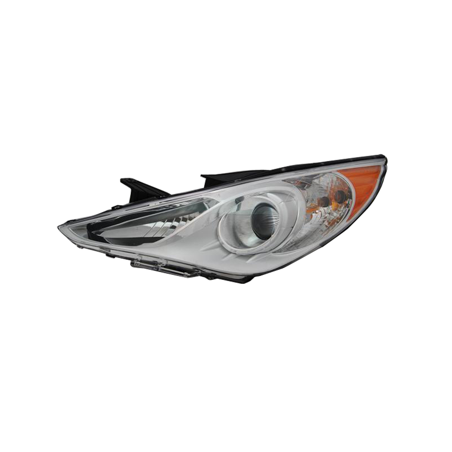 Left Driver Side Headlight For 11-14 Hyundai Sonata; CAPA Certified