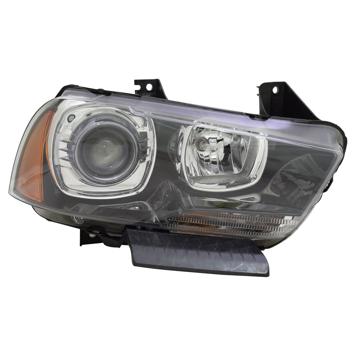 Right Passenger Side Headlight For 11-14 Dodge Charger; CAPA Certified