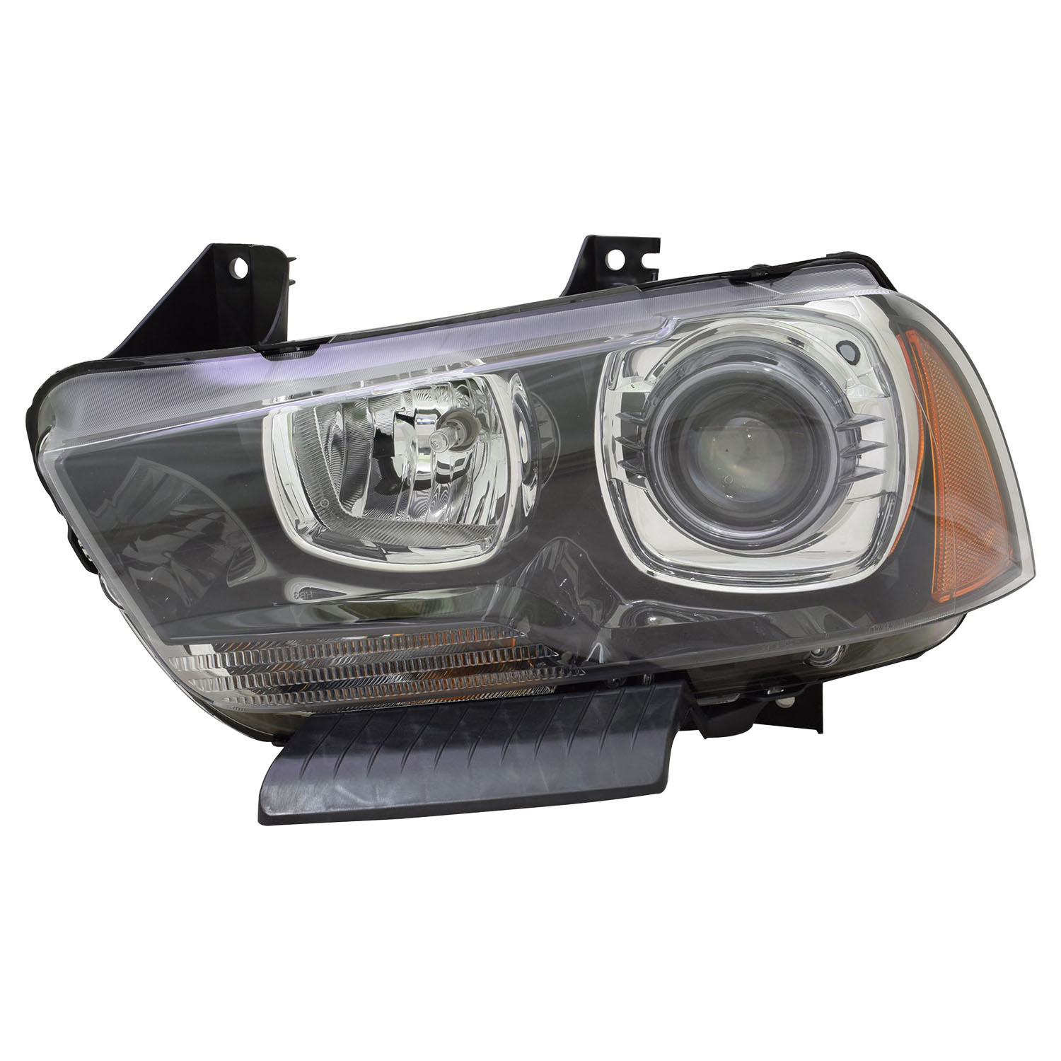 Left Driver Side Headlight For 11-14 Dodge Charger; CAPA Certified