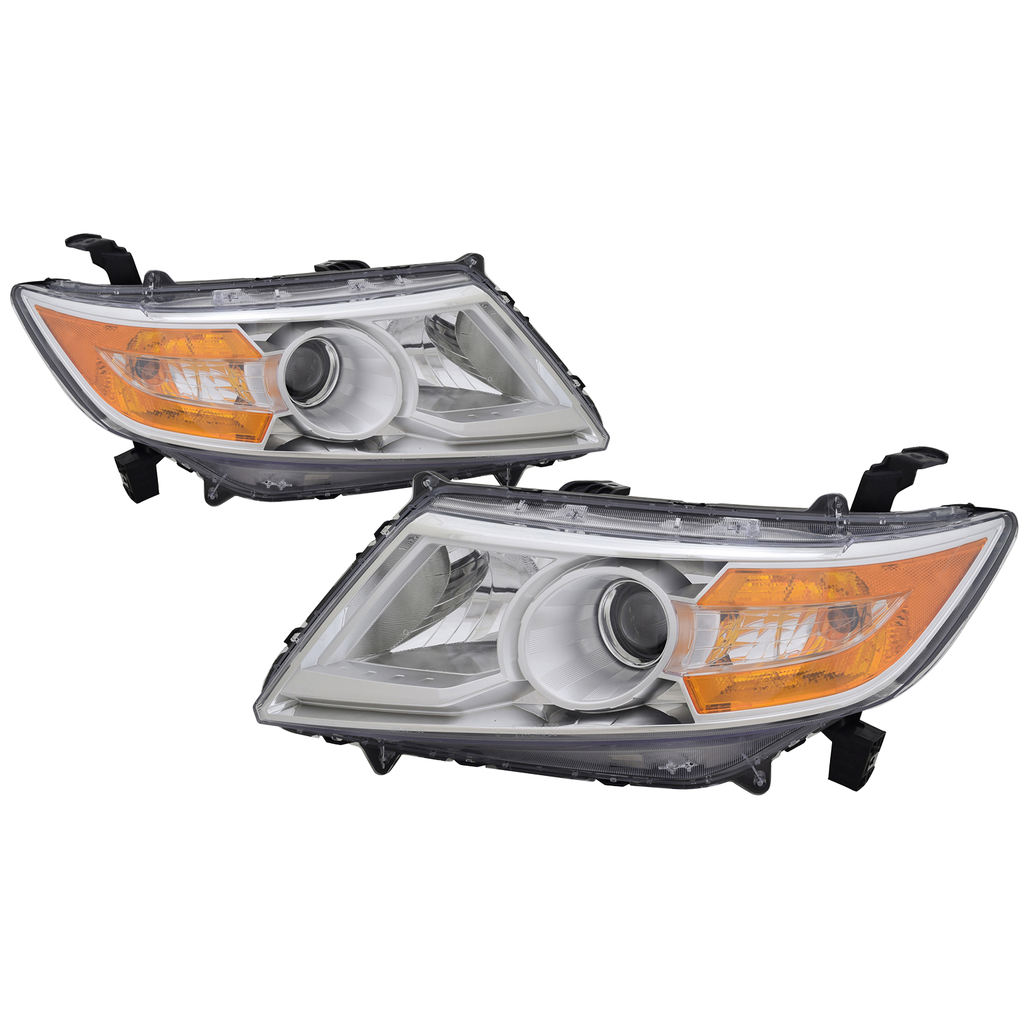 Headlight Set For 11-13 Honda Odyssey; CAPA Certified