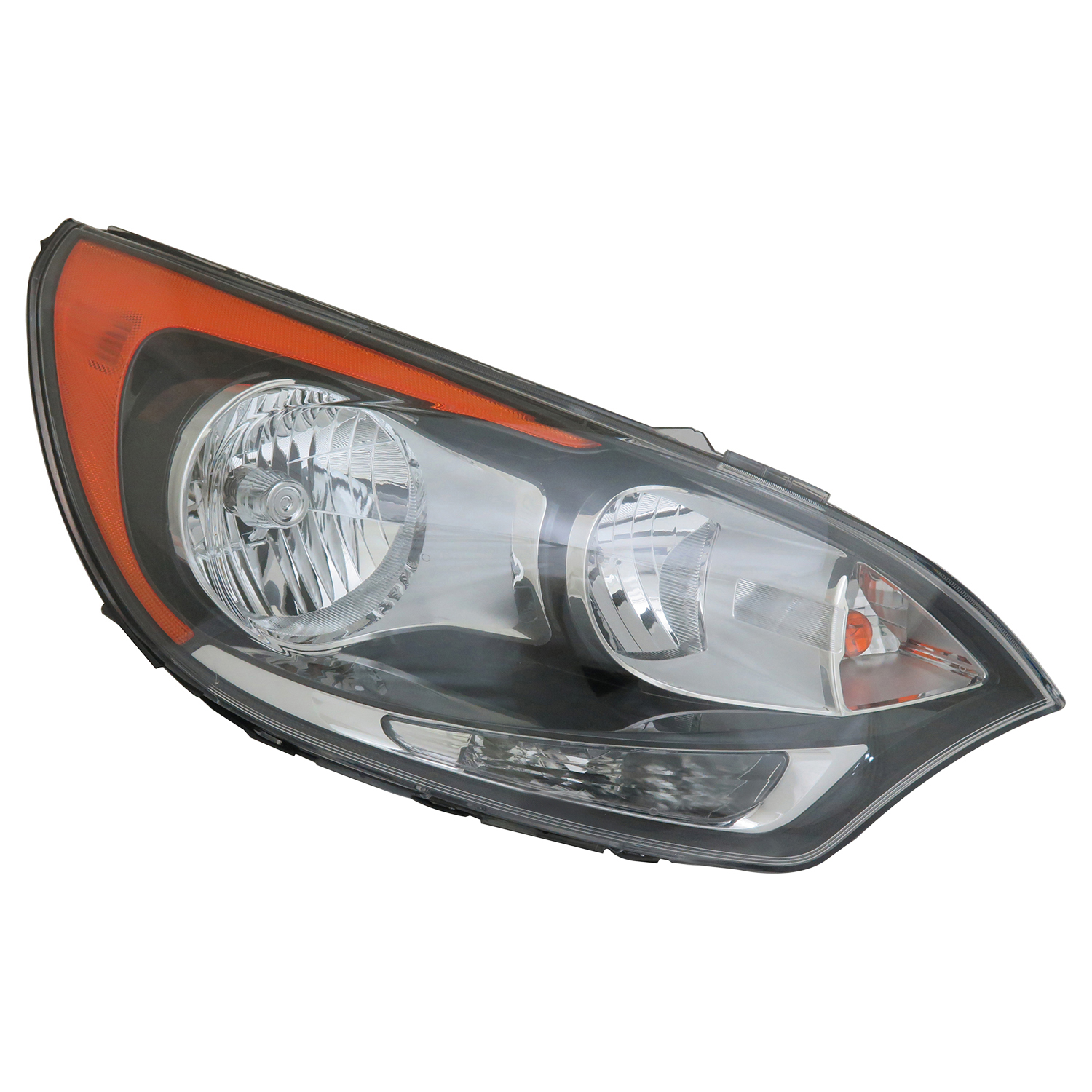 Right Passenger Side Headlight For 12-17 Kia Rio; CAPA Certified