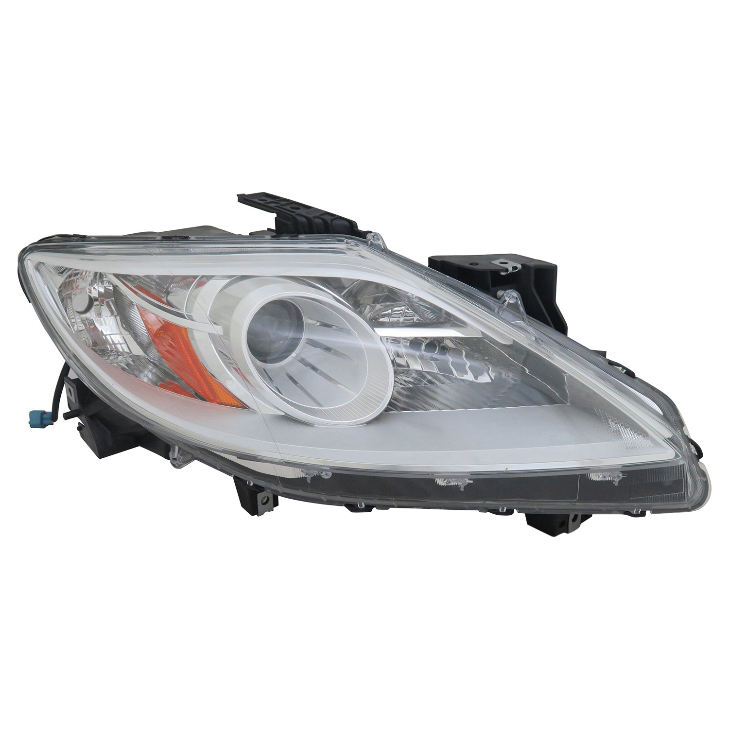 Right Passenger Side Headlight For 10-12 Mazda CX-9; CAPA Certified