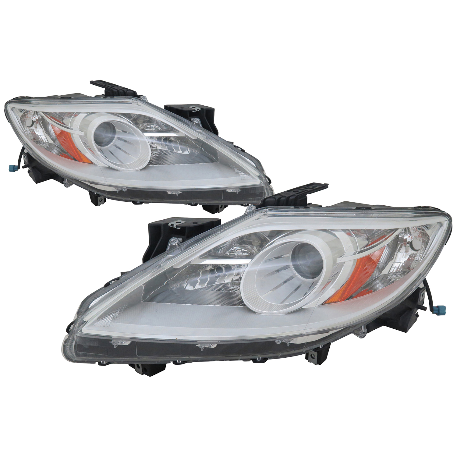 Headlight Set For 10-12 Mazda CX-9; CAPA Certified