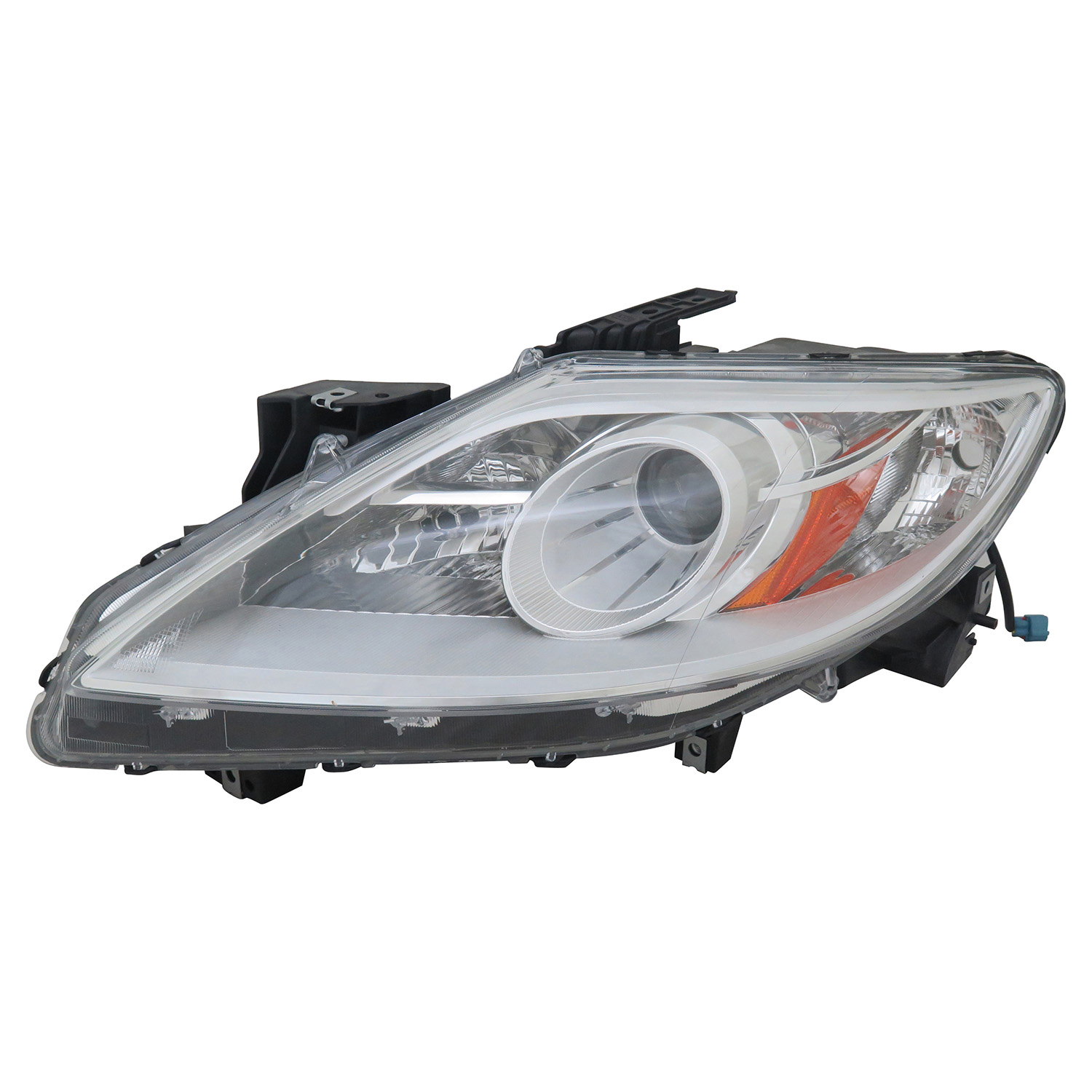 Left Driver Side Headlight For 10-12 Mazda CX-9; CAPA Certified