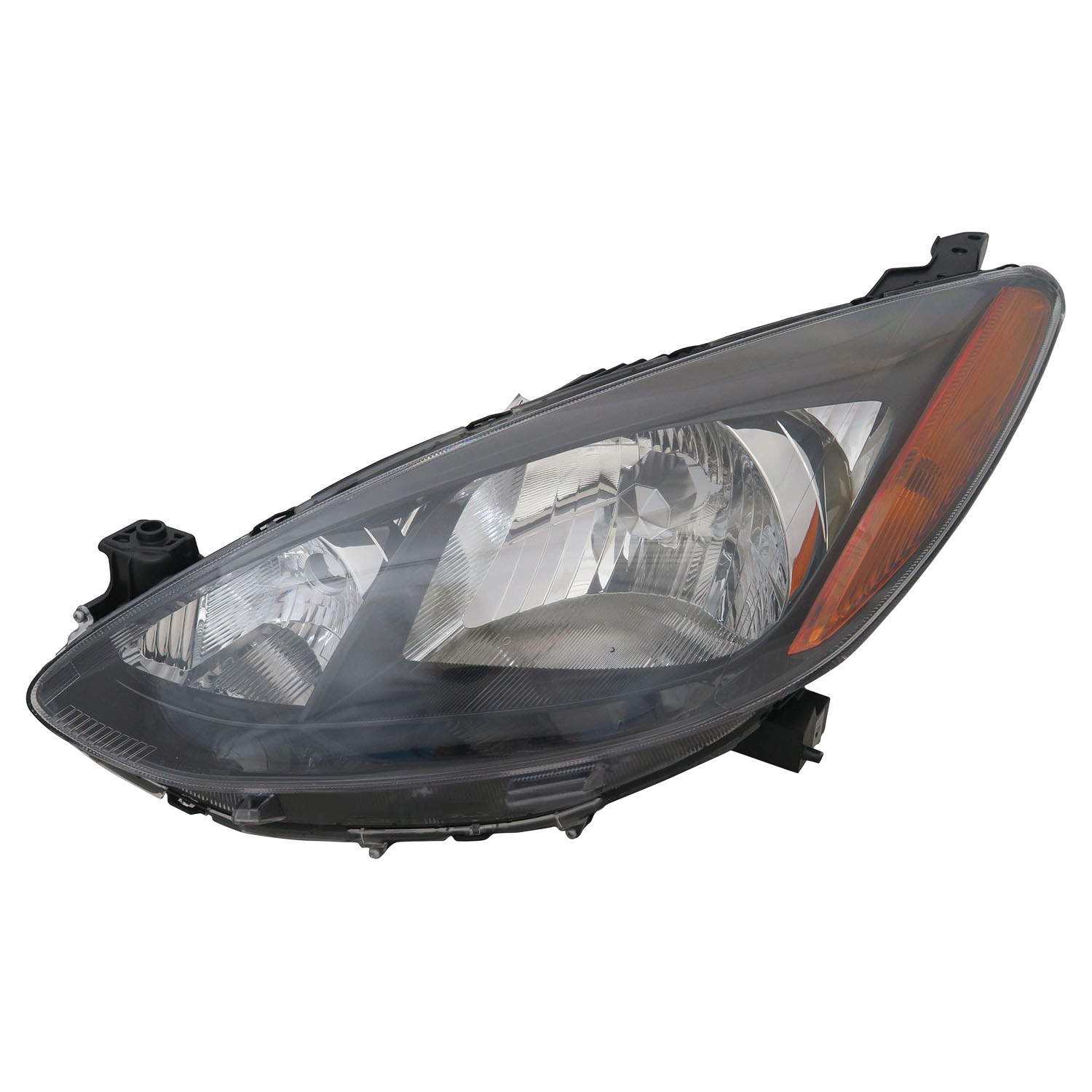 Left Driver Side Headlight For 11-14 Mazda 2; CAPA Certified