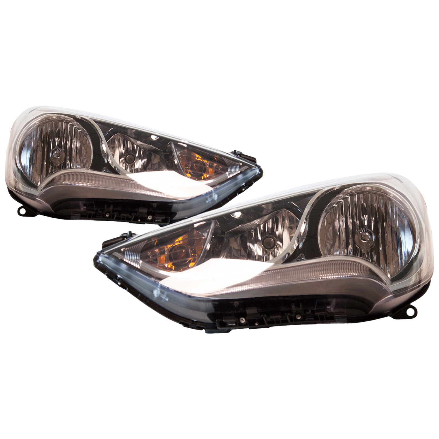 Headlight Set For 12-17 Hyundai Veloster; CAPA Certified