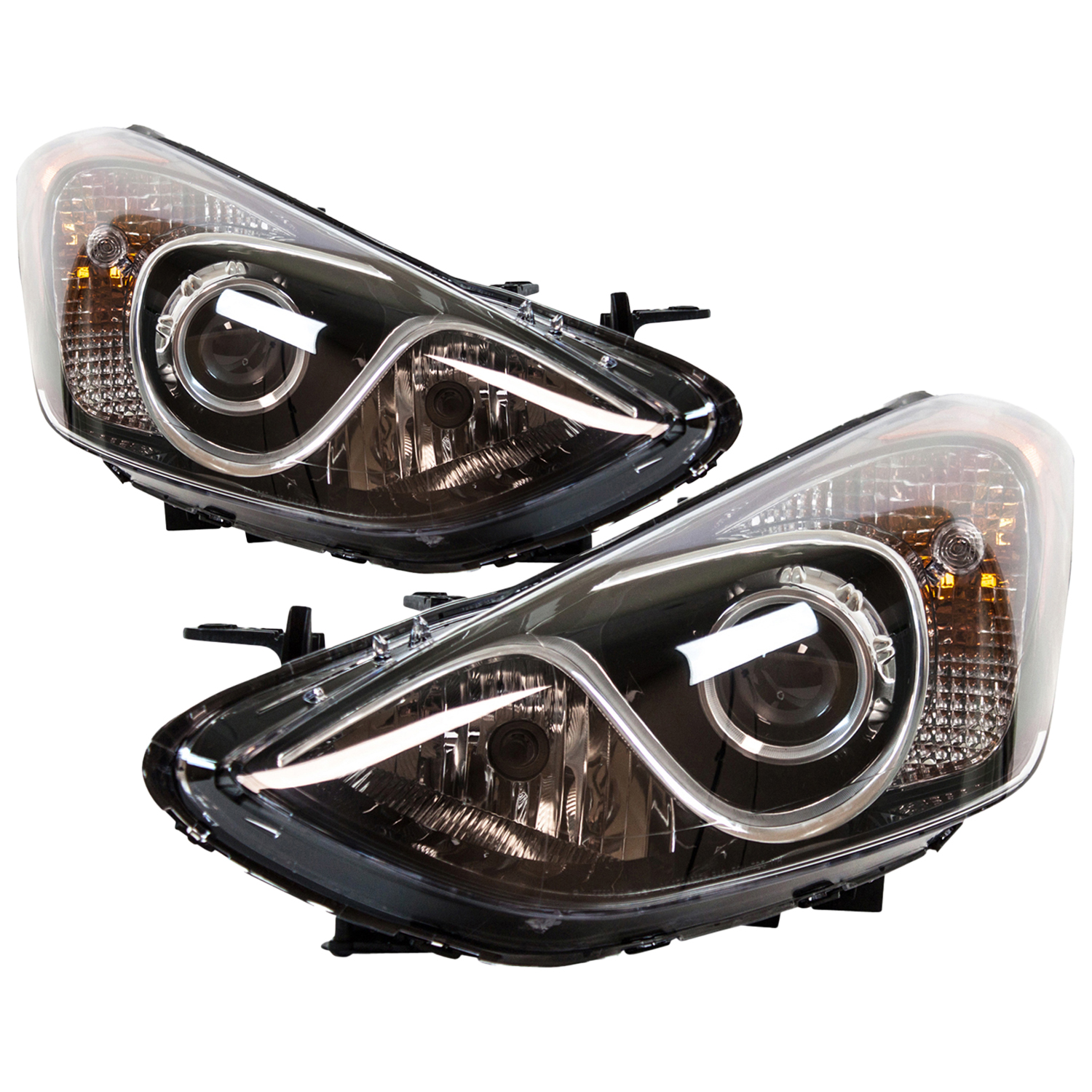 Headlight Set For 13-17 Elantra GT Hyundai, 13-17 Hyundai Elantra GT; CAPA Certified
