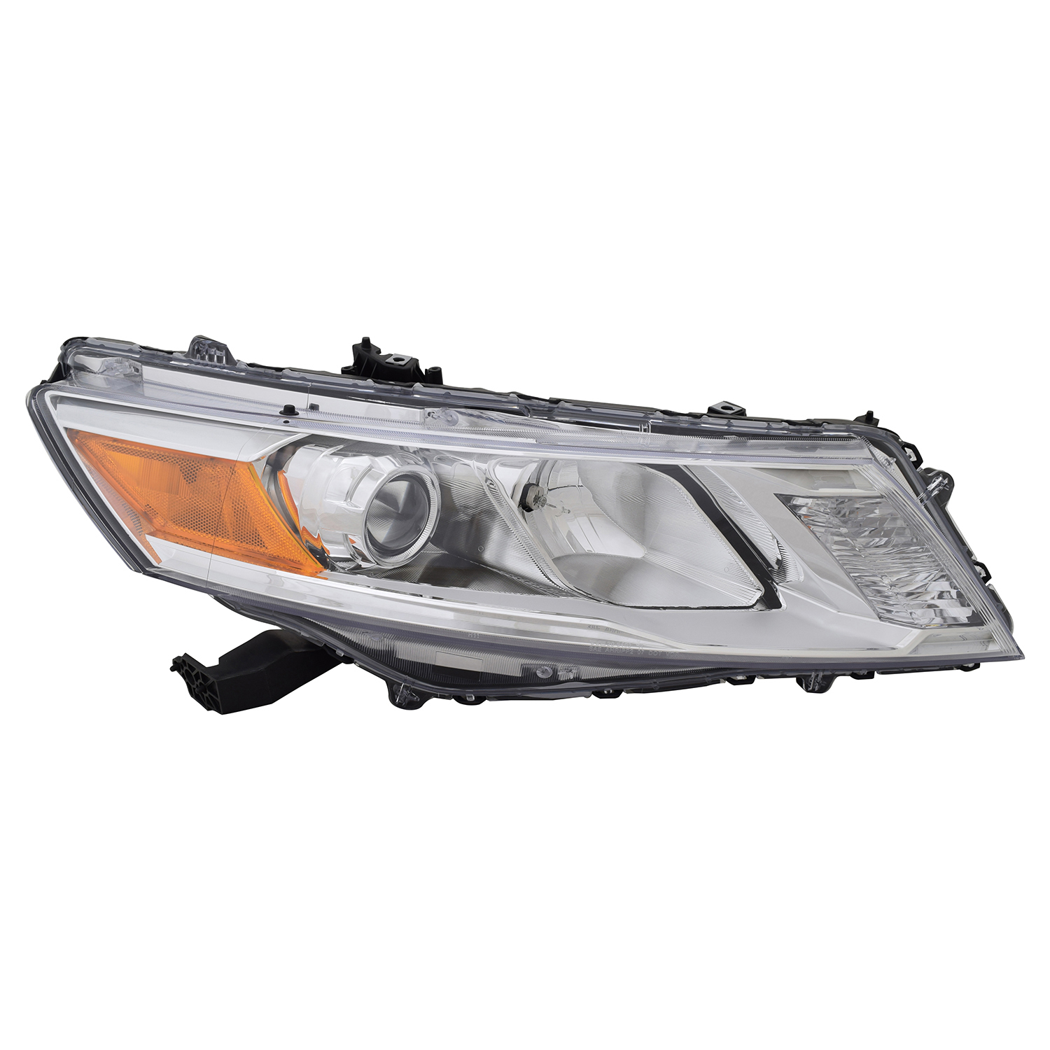 Right Passenger Side Headlight For 13-15 Honda Crosstour; CAPA Certified