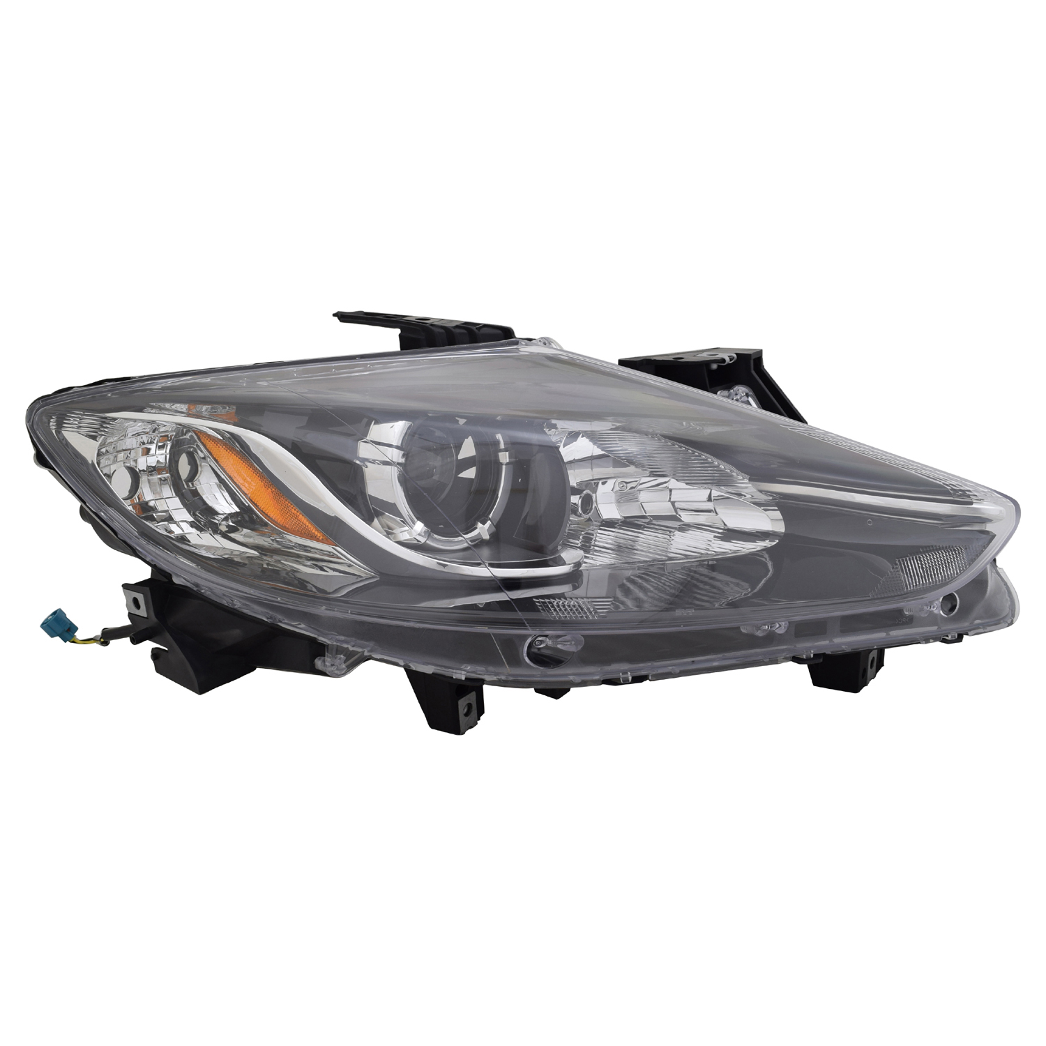 Right Passenger Side Headlight For 13-15 Mazda CX-9; CAPA Certified