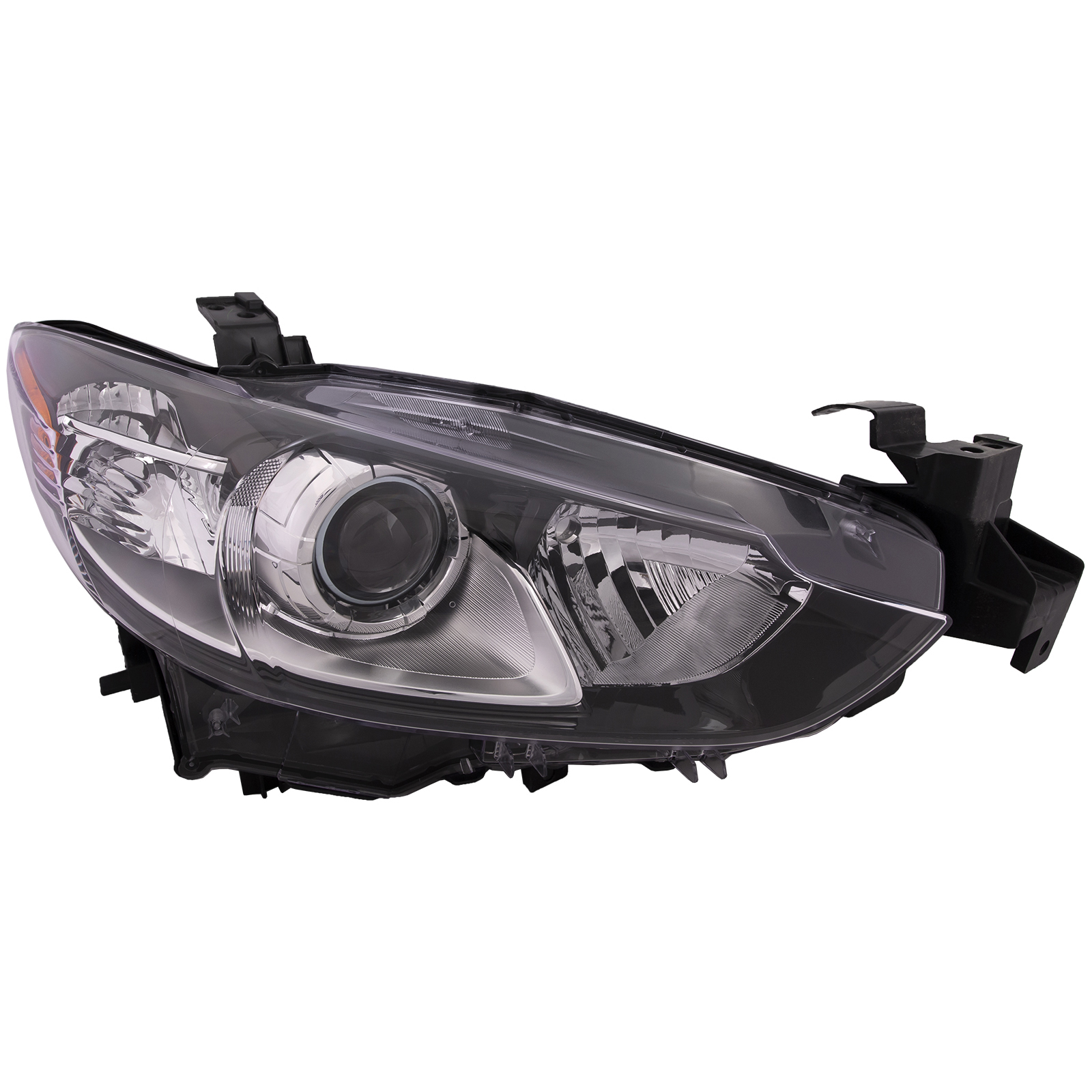 Right Passenger Side Headlight For 14-20 Mazda 6; CAPA Certified