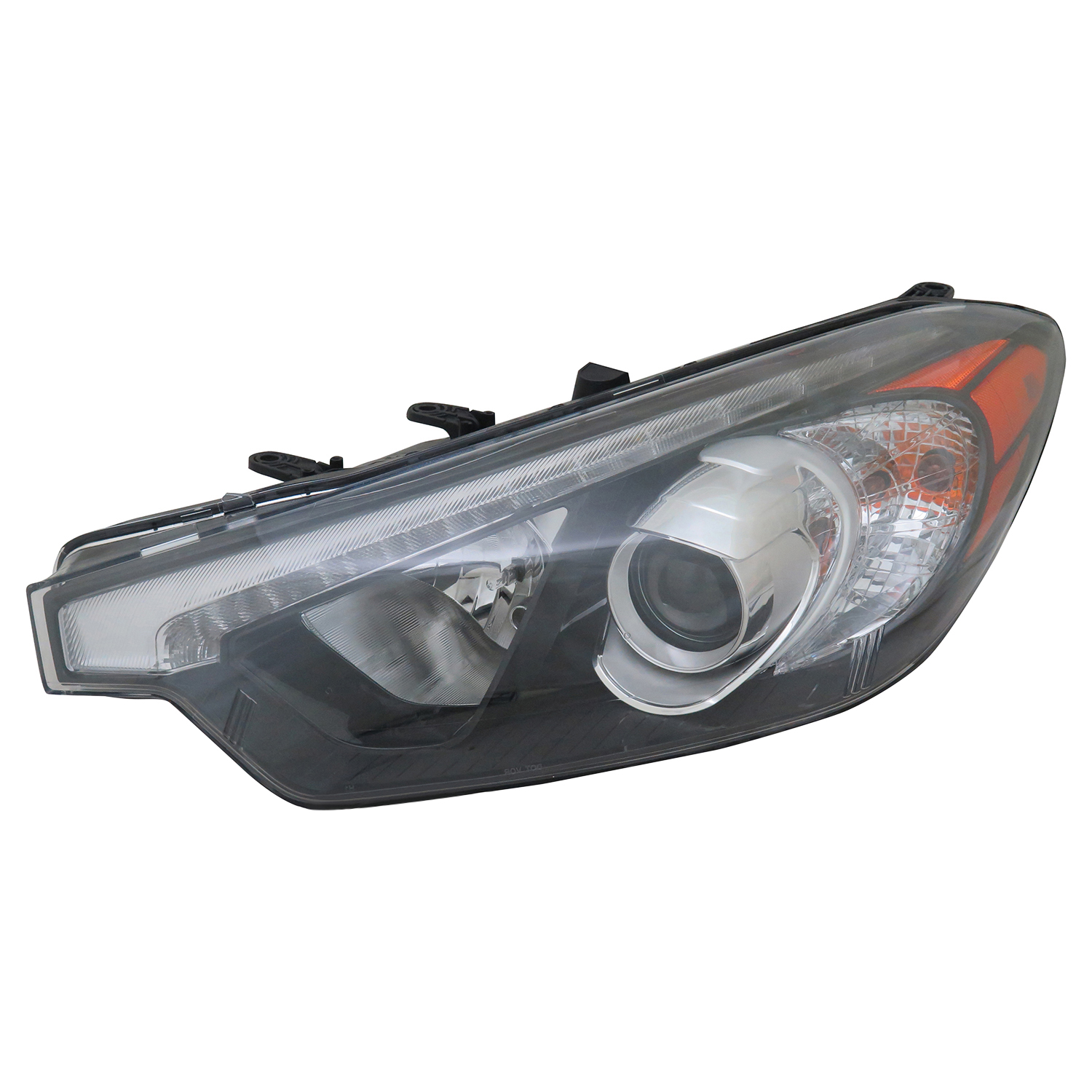 Left Driver Side Headlight For 14-15 Kia Forte, 14-15 Kia Forte Koup, 14-15 Kia Forte5; CAPA Certified