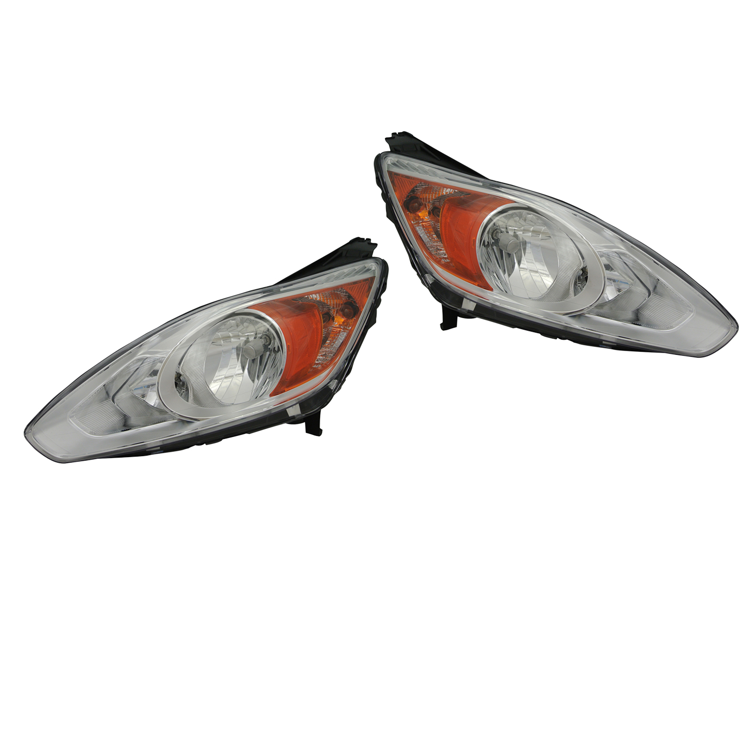 Headlight Set For 13-16 Ford C-Max; CAPA Certified