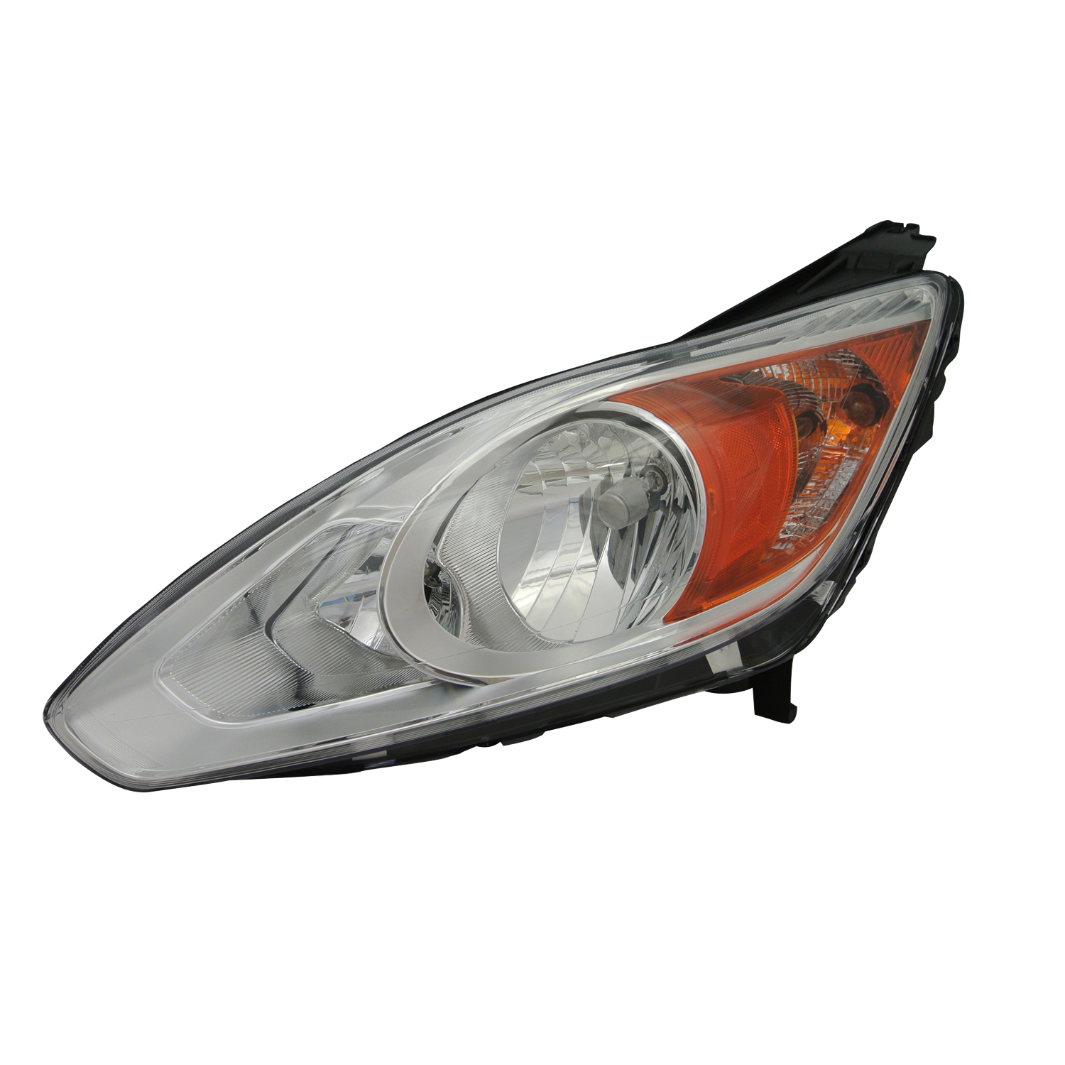 Left Driver Side Headlight For 13-16 Ford C-Max; CAPA Certified