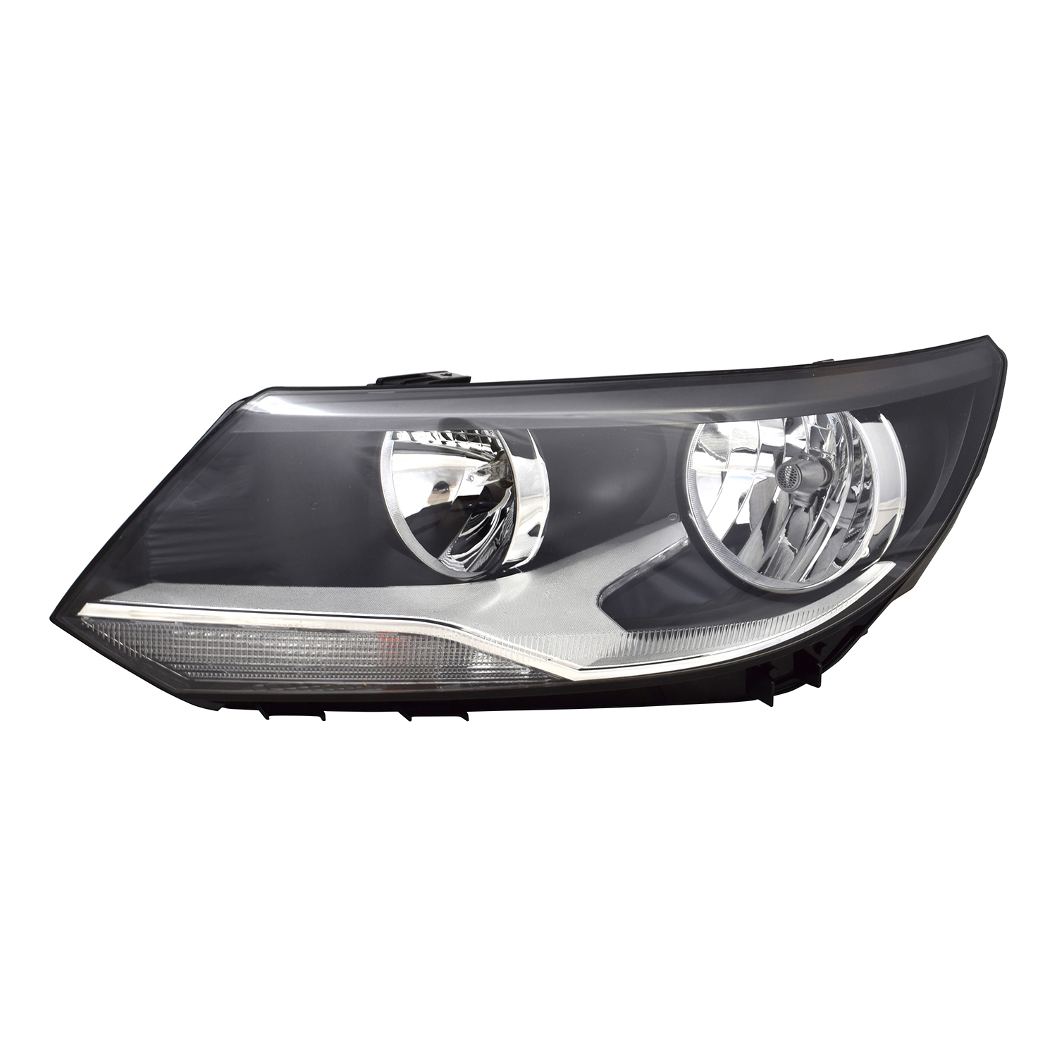 Left Driver Side Headlight For 12-17 Volkswagen Tiguan, 17-18 Volkswagen Tiguan Limited; CAPA Certified