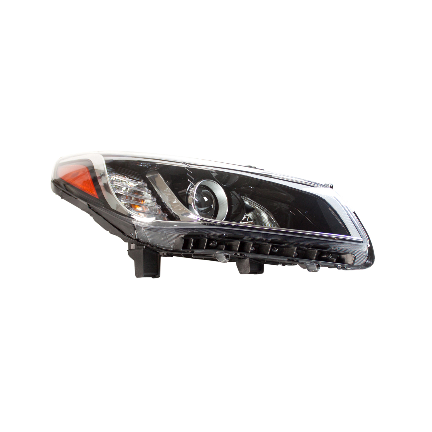 Right Passenger Side Headlight For 15-17 Hyundai Sonata; CAPA Certified