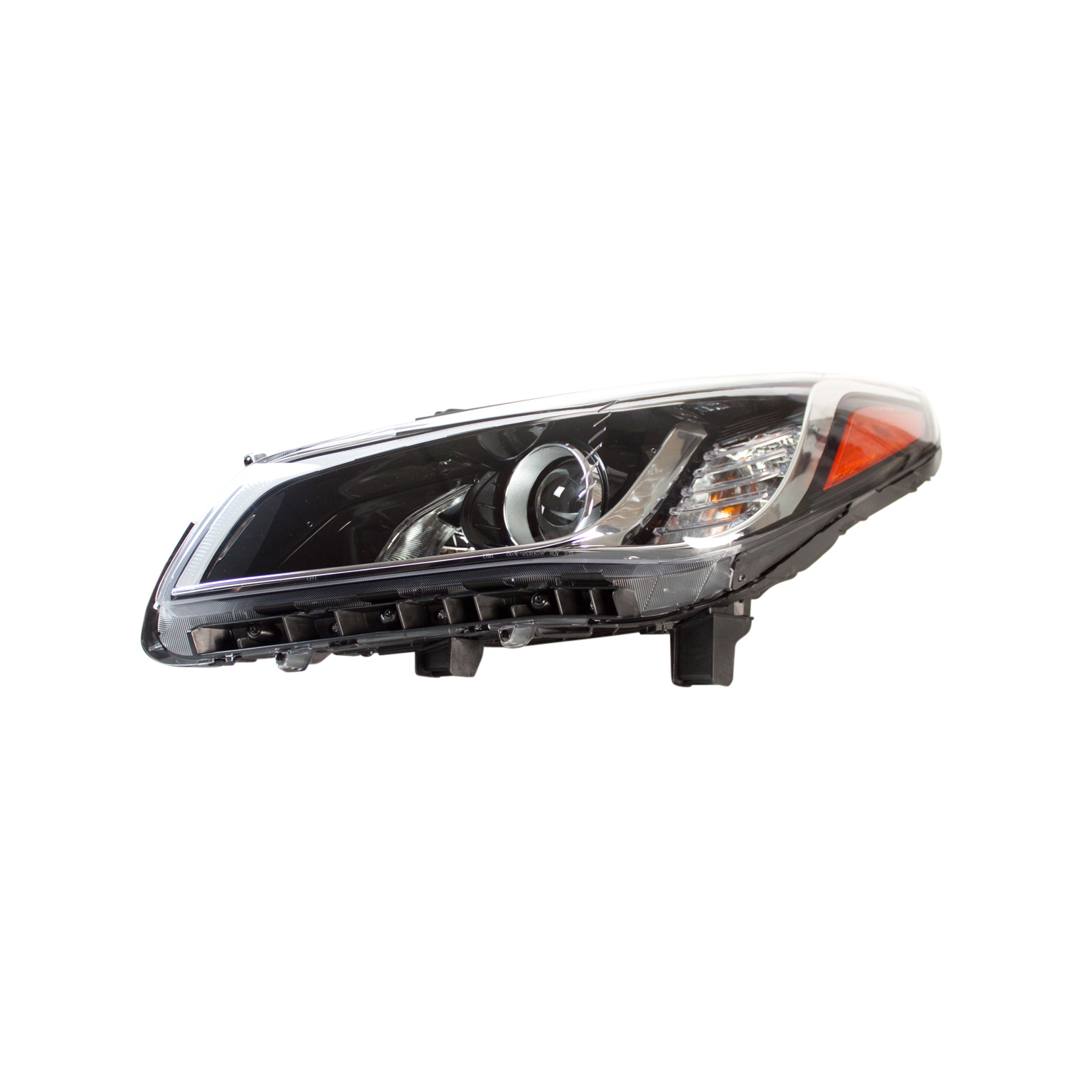 Left Driver Side Headlight For 15-17 Hyundai Sonata; CAPA Certified