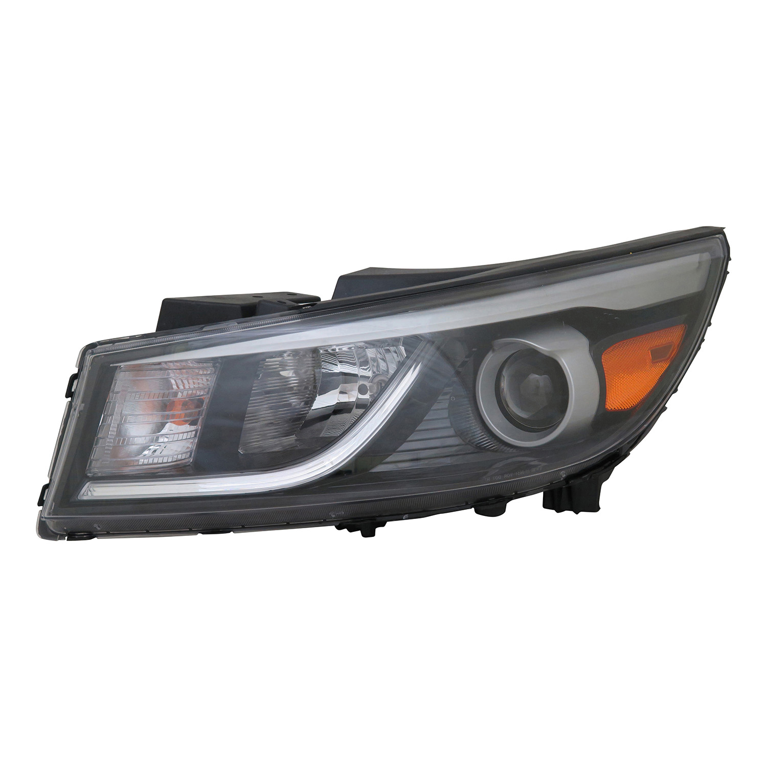 Left Driver Side Headlight For 15-18 Kia Sedona; CAPA Certified