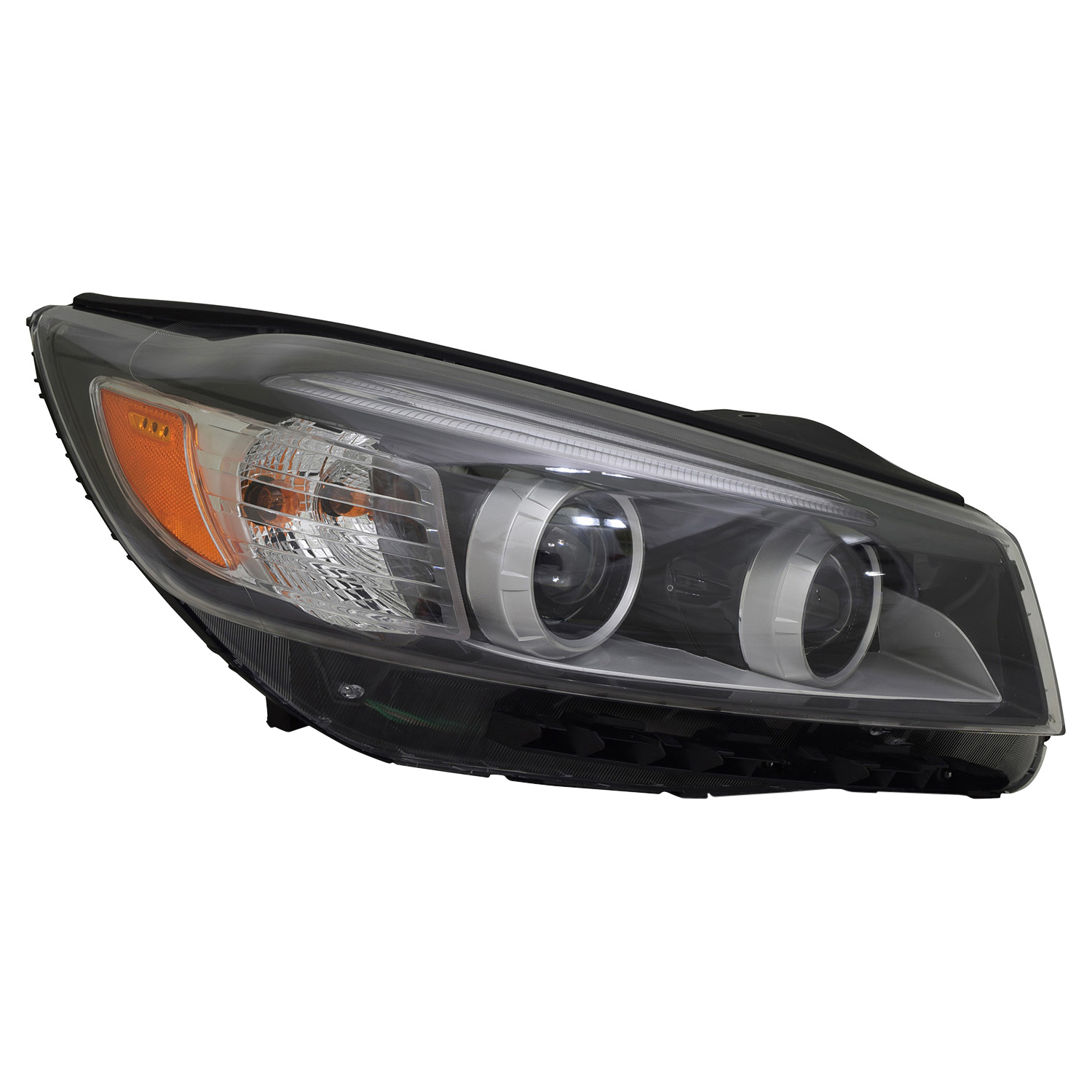 Right Passenger Side Headlight For 16-18 Kia Sorento; CAPA Certified