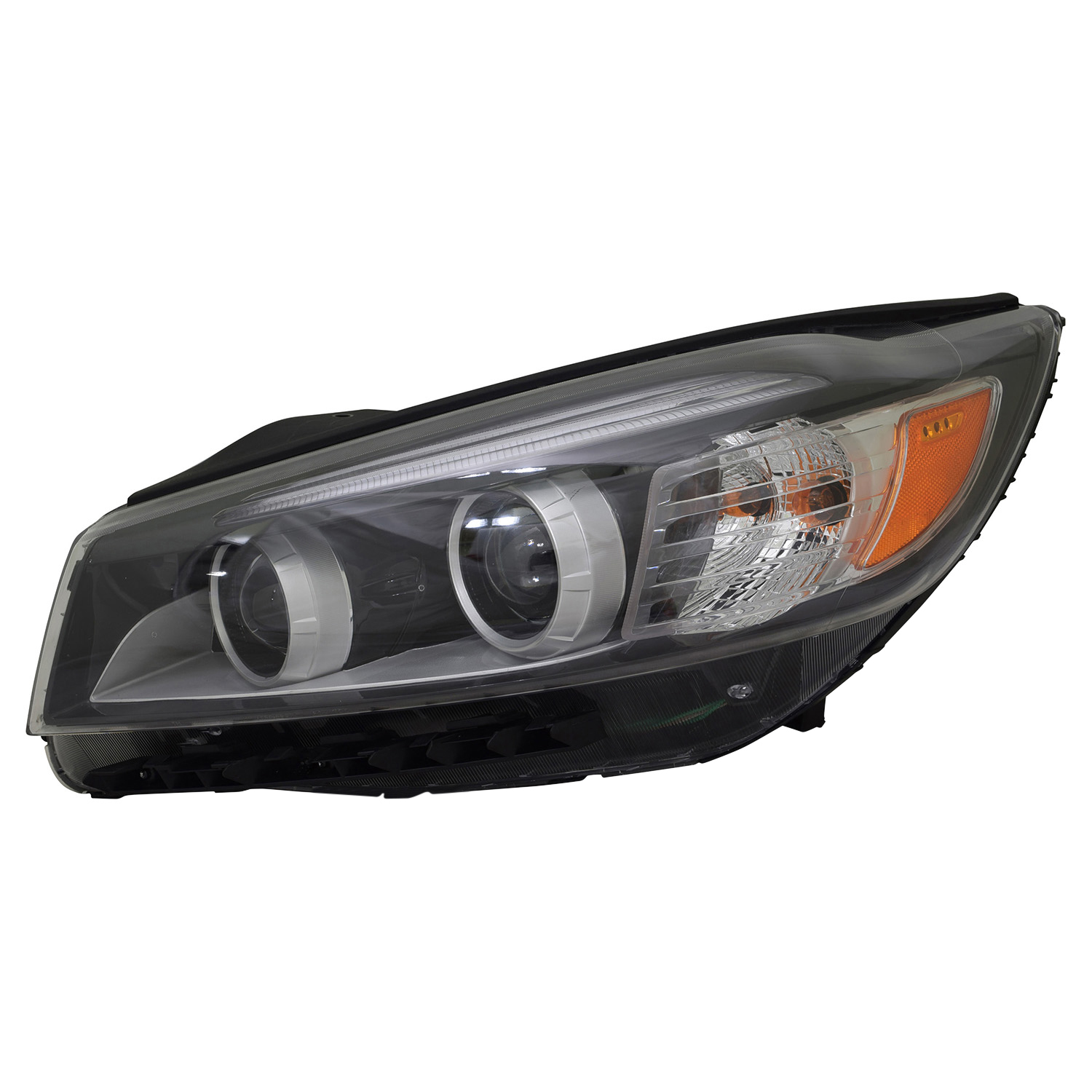 Left Driver Side Headlight For 16-18 Kia Sorento; CAPA Certified