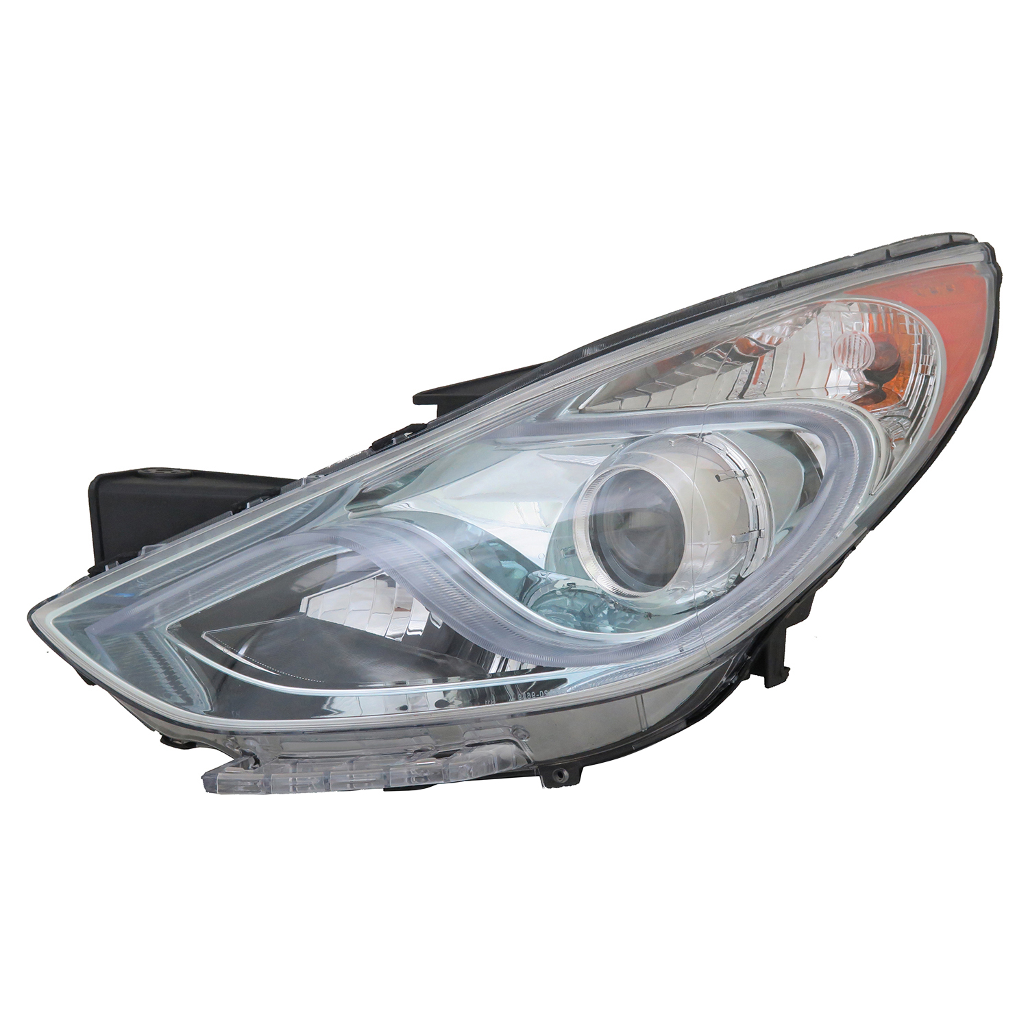 Left Driver Side Headlight For 11-15 Hyundai Sonata; CAPA Certified