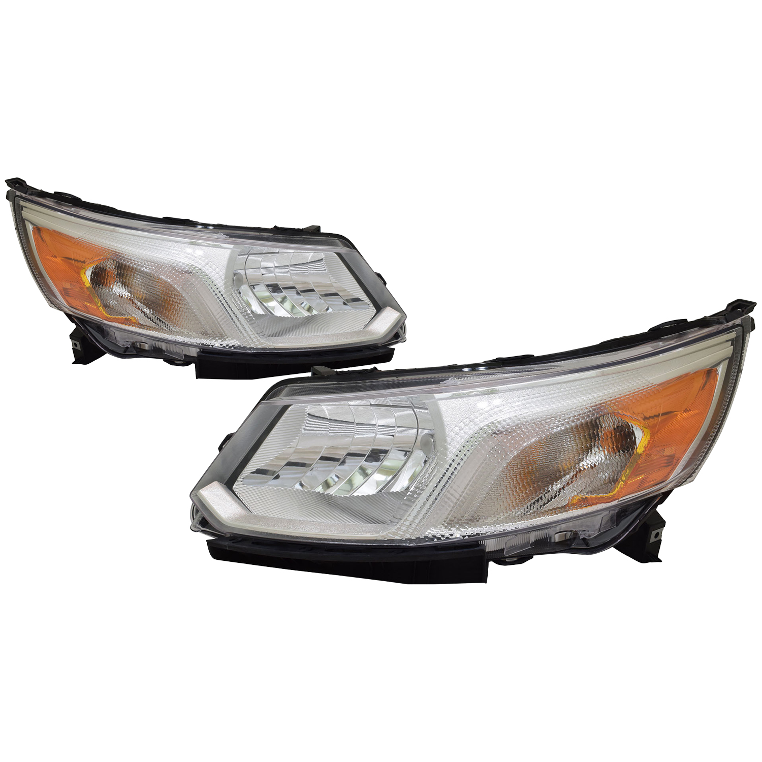 Headlight Set For 15-18 Chevrolet City Express; CAPA Certified