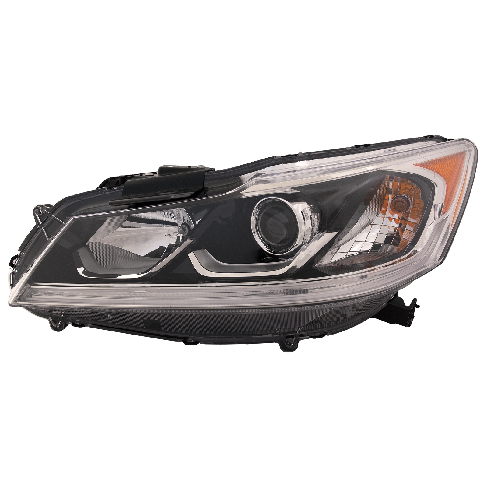 Left Driver Side Headlight For 16-17 Honda Accord; CAPA Certified