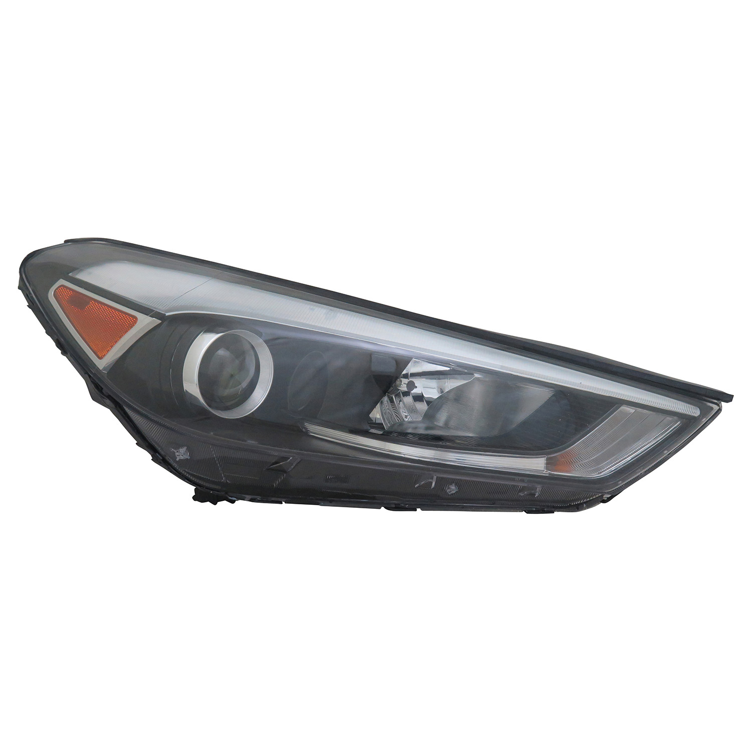 Right Passenger Side Headlight For 16-18 Hyundai Tucson