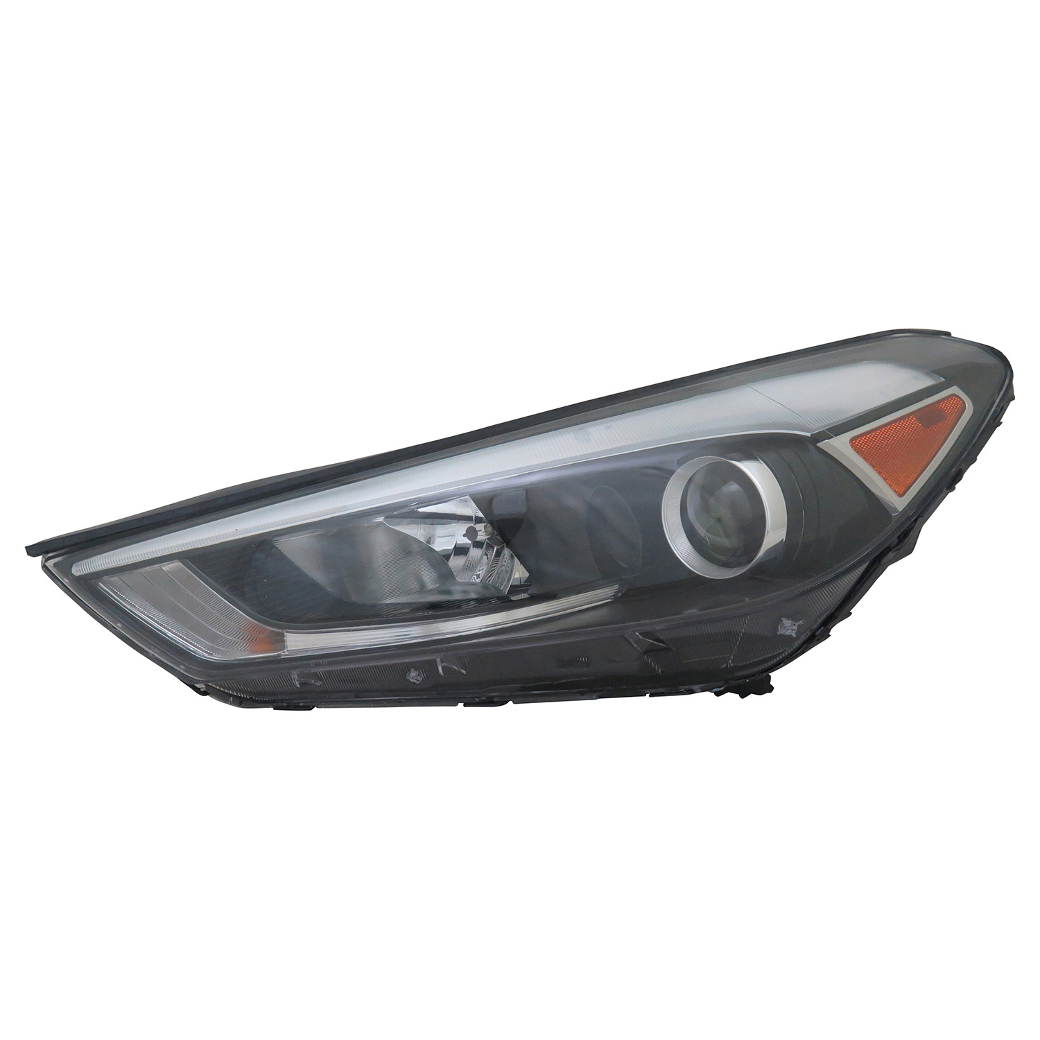 Left Driver Side Headlight For 16-18 Hyundai Tucson; CAPA Certified