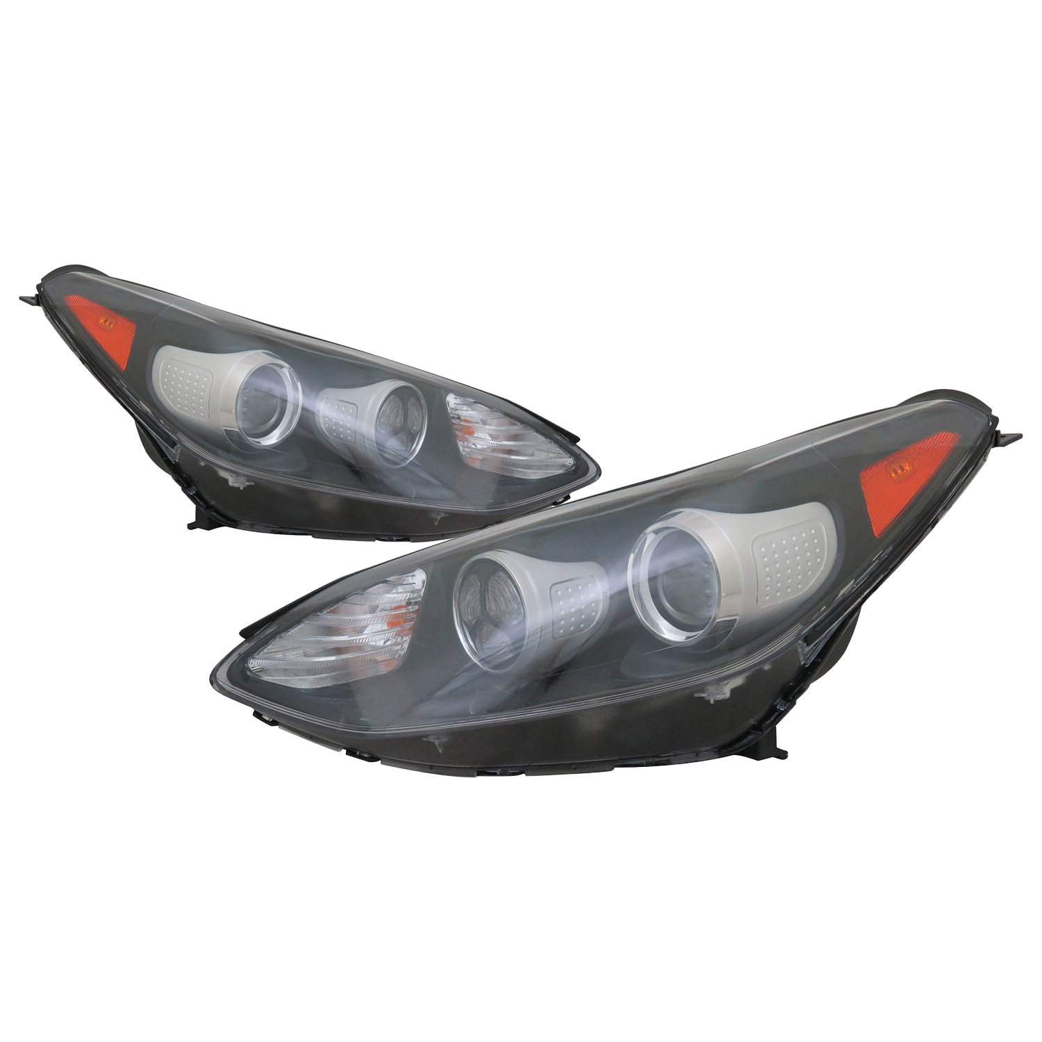Headlight Set For 17-22 Kia Sportage; CAPA Certified