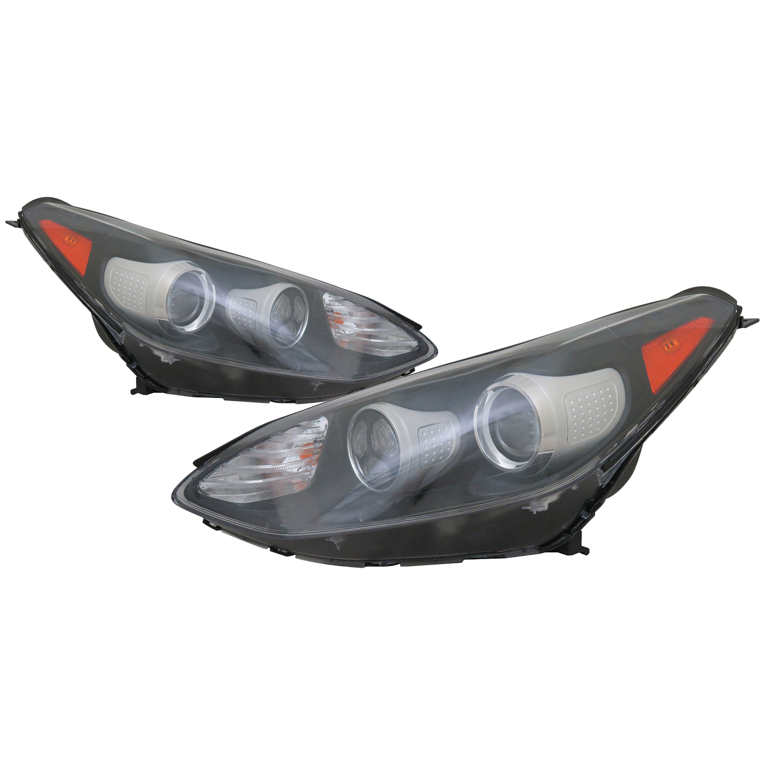 Headlight Set For 17-22 Kia Sportage; CAPA Certified