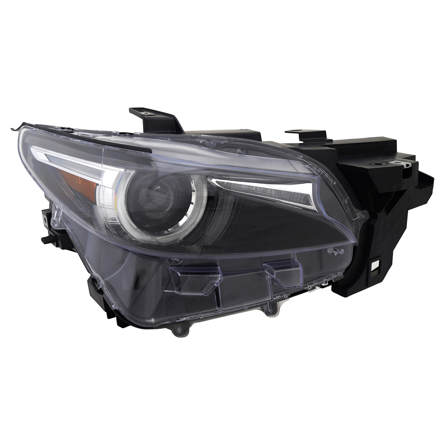 Right Passenger Side Headlight For 16-21 Mazda CX-9; CAPA Certified
