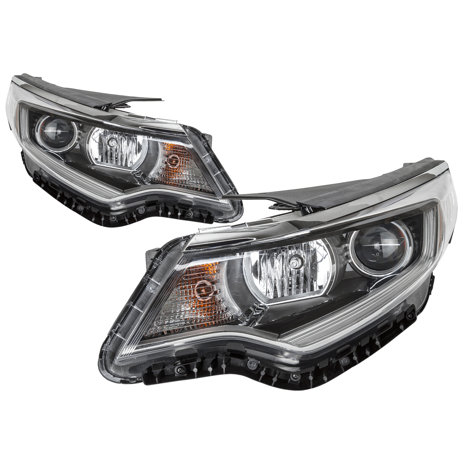 Headlight Set For 16-18 Kia Optima; CAPA Certified