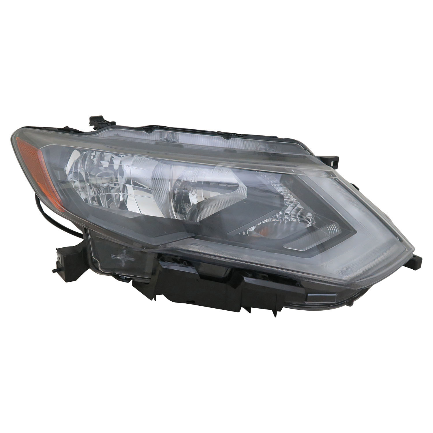 Right Passenger Side Headlight For 18-20 Nissan Rogue; CAPA Certified