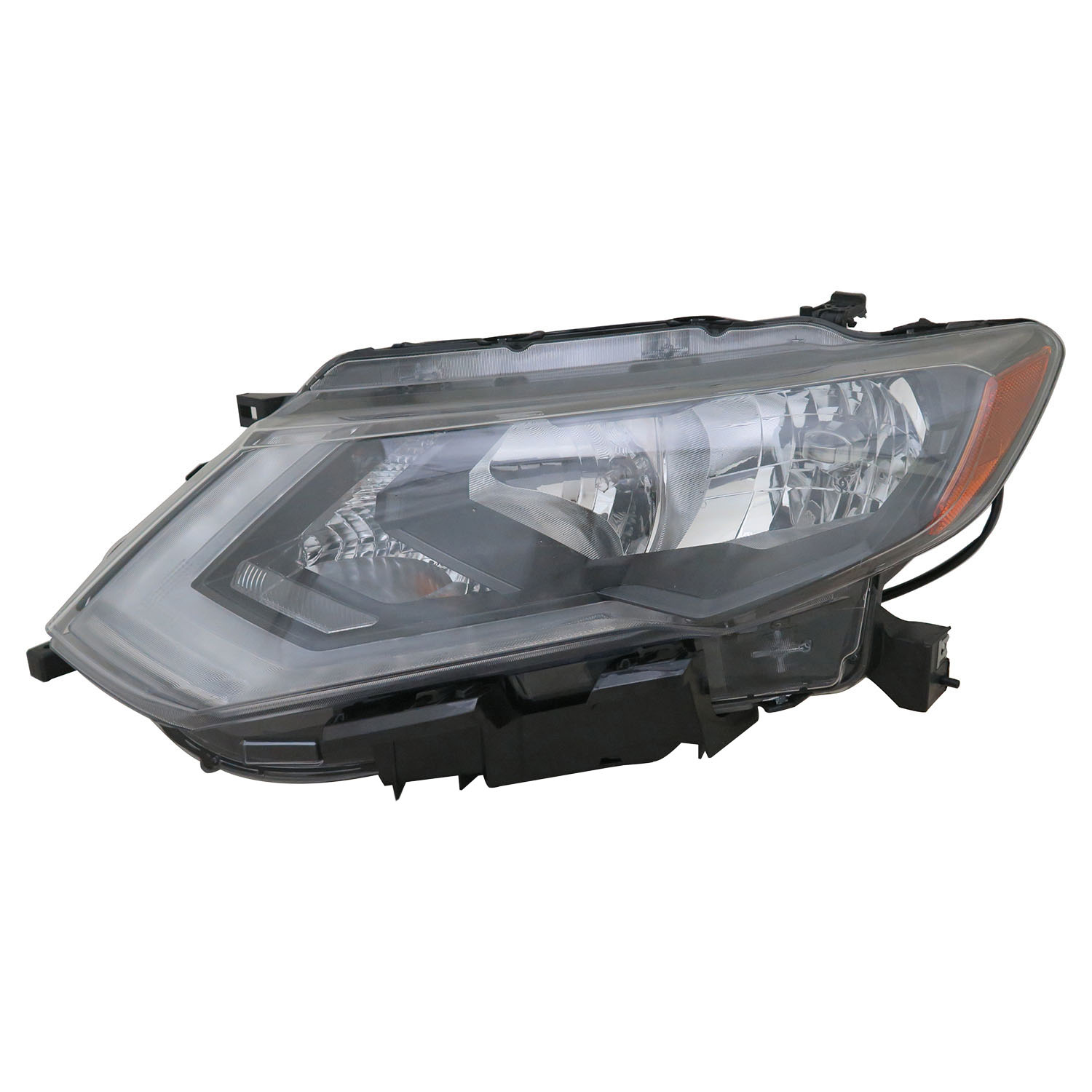 Left Driver Side Headlight For 18-20 Nissan Rogue; CAPA Certified