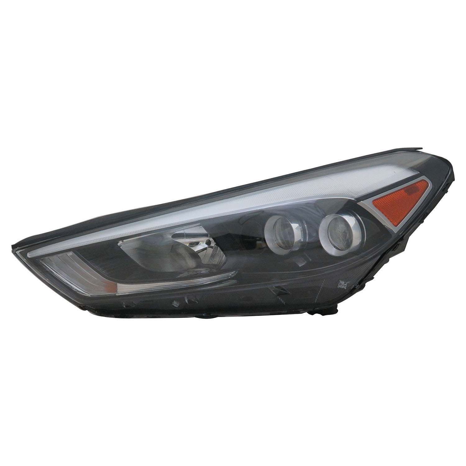 Left Driver Side Headlight For 16-18 Hyundai Tucson; CAPA Certified