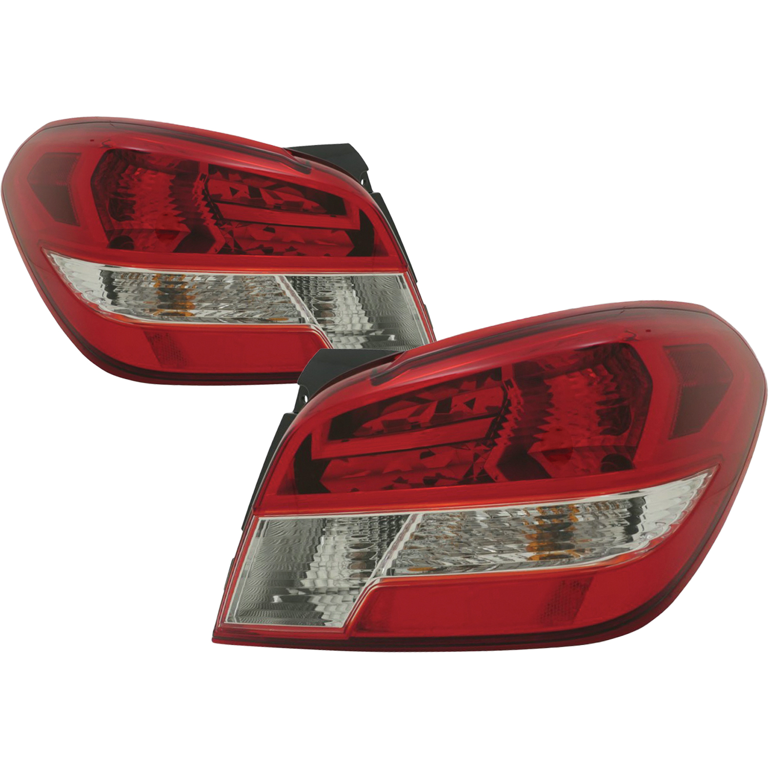 Tail Light Set For 17-20 Mitsubishi Mirage G4; CAPA Certified