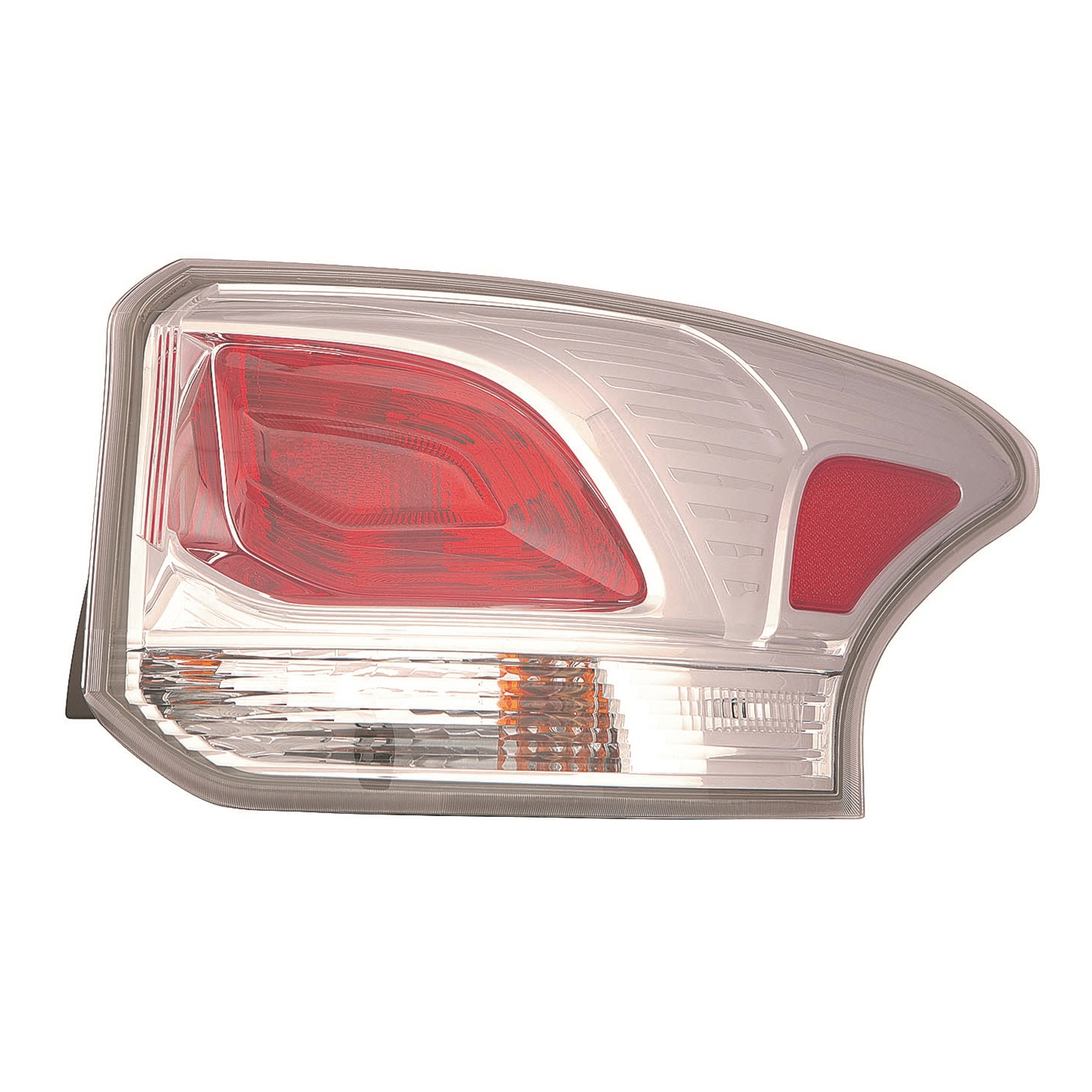 Right Passenger Side Tail Light For 14-15 Mitsubishi Outlander; CAPA Certified