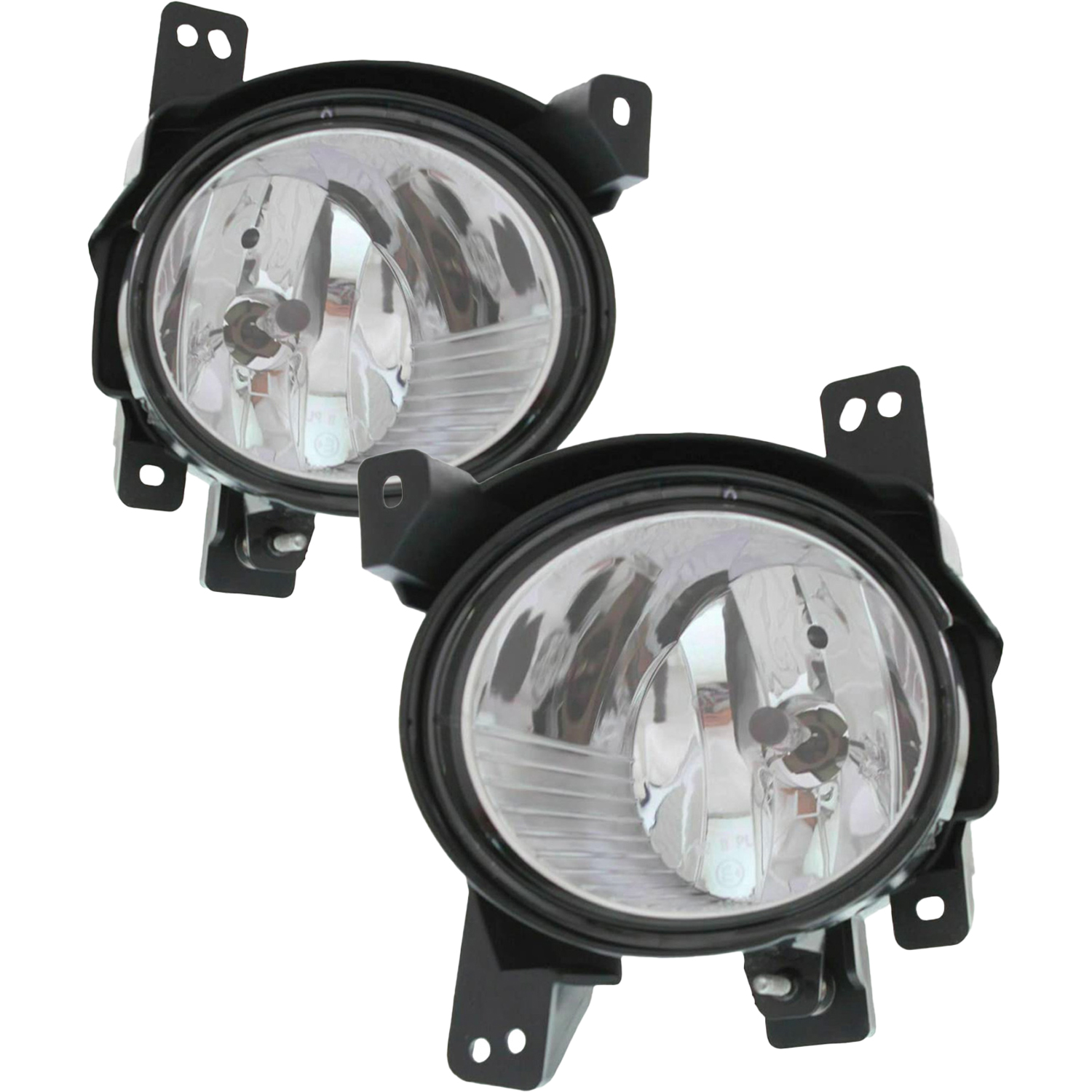 Fog Light Set For 10-12 Hyundai Santa Fe; CAPA Certified