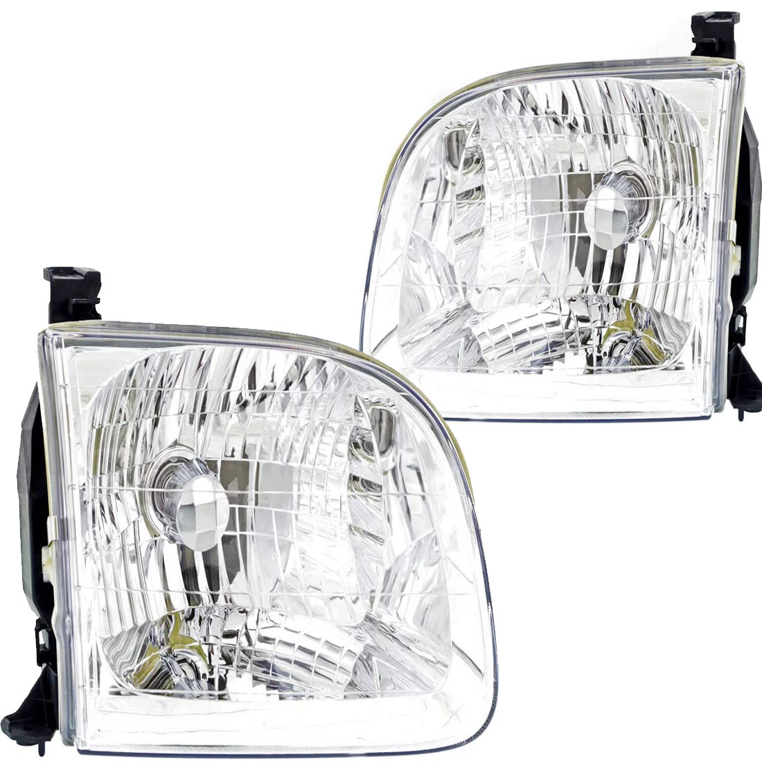 Headlight Set For 01-04 Toyota Sequoia, 04 Toyota Tundra; CAPA Certified