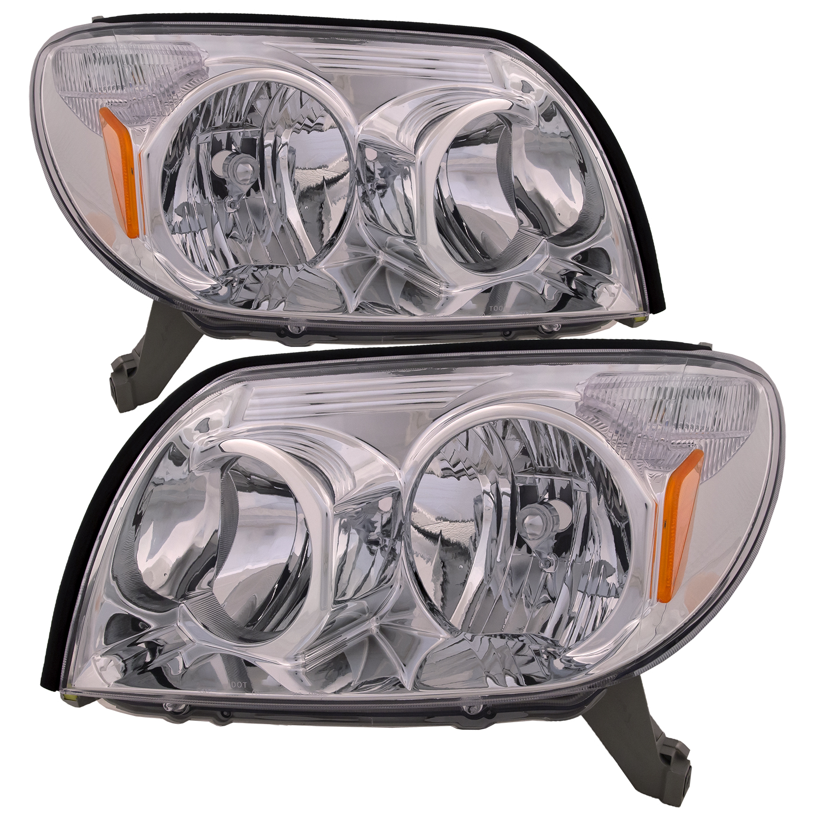Headlight Set For 03-05 Toyota 4Runner; CAPA Certified
