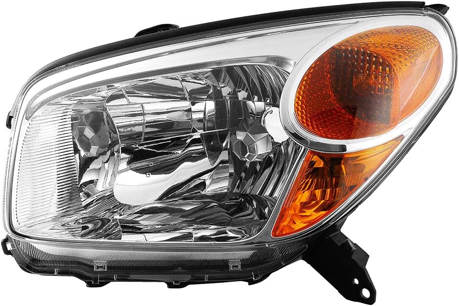 Left Driver Side Headlight For 04-05 Toyota RAV4; CAPA Certified