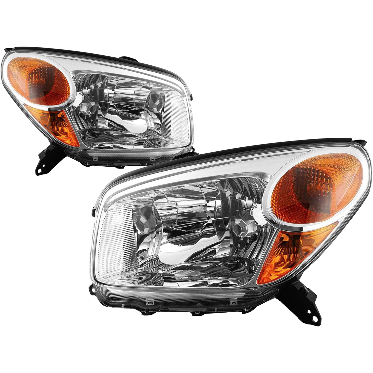 Headlight Set For 04-05 Toyota RAV4; CAPA Certified