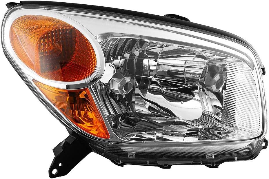 Right Passenger Side Headlight For 04-05 Toyota RAV4; CAPA Certified