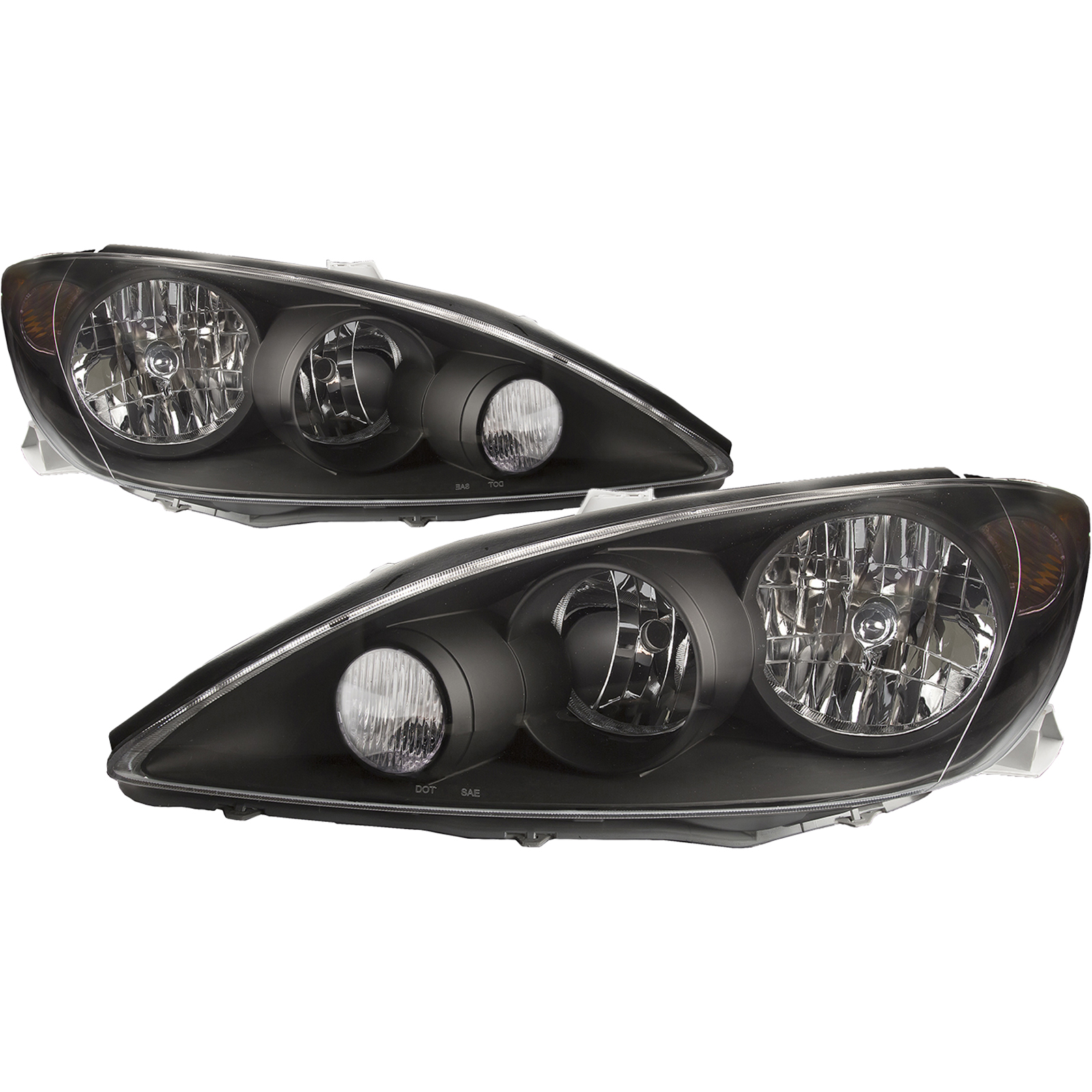 Headlight Set For 05-06 Toyota Camry; CAPA Certified
