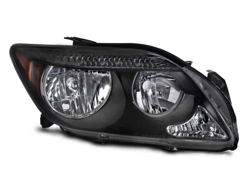 Right Passenger Side Headlight For 05-07 Scion tC; CAPA Certified